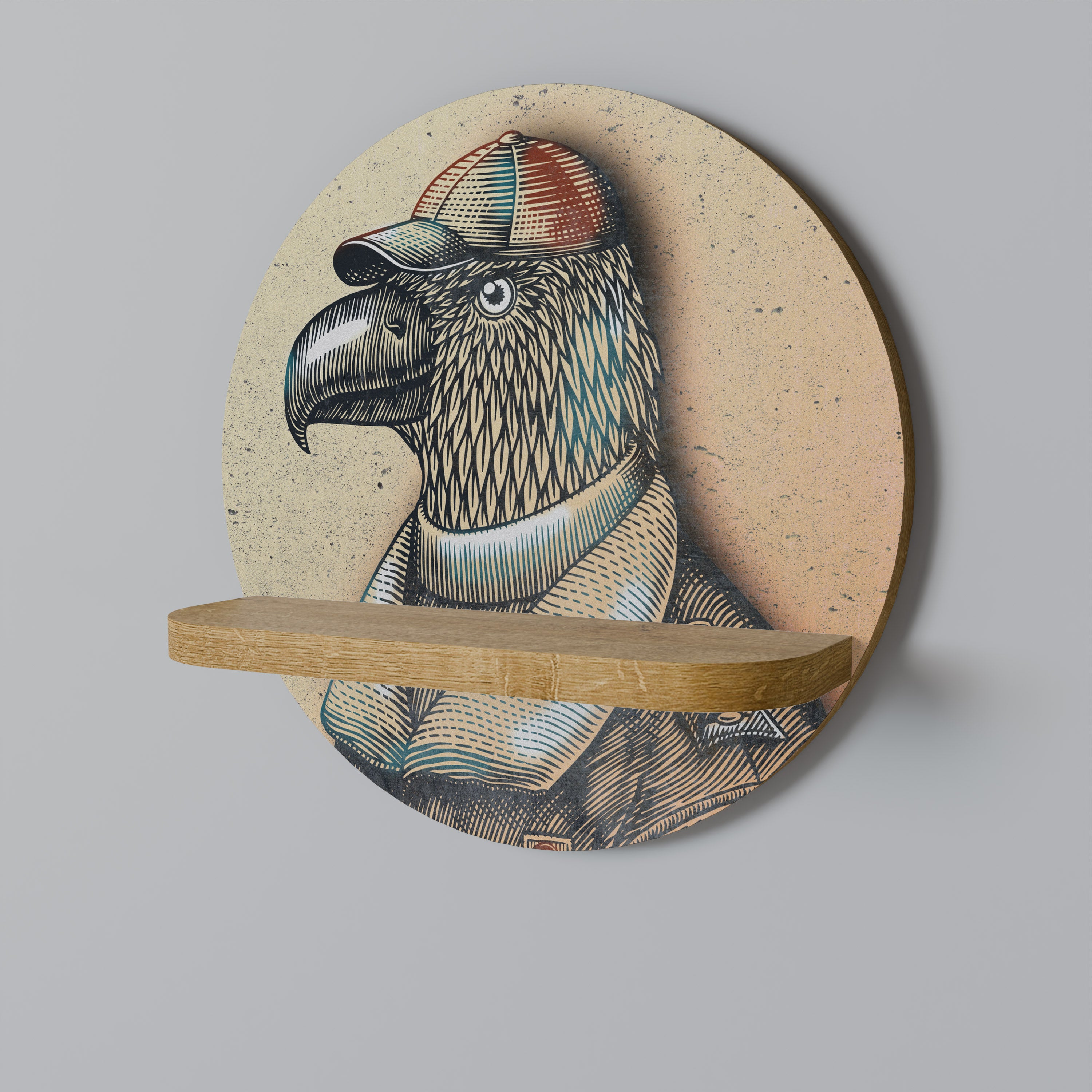 FEATHERED FASHIONISTA Designová police