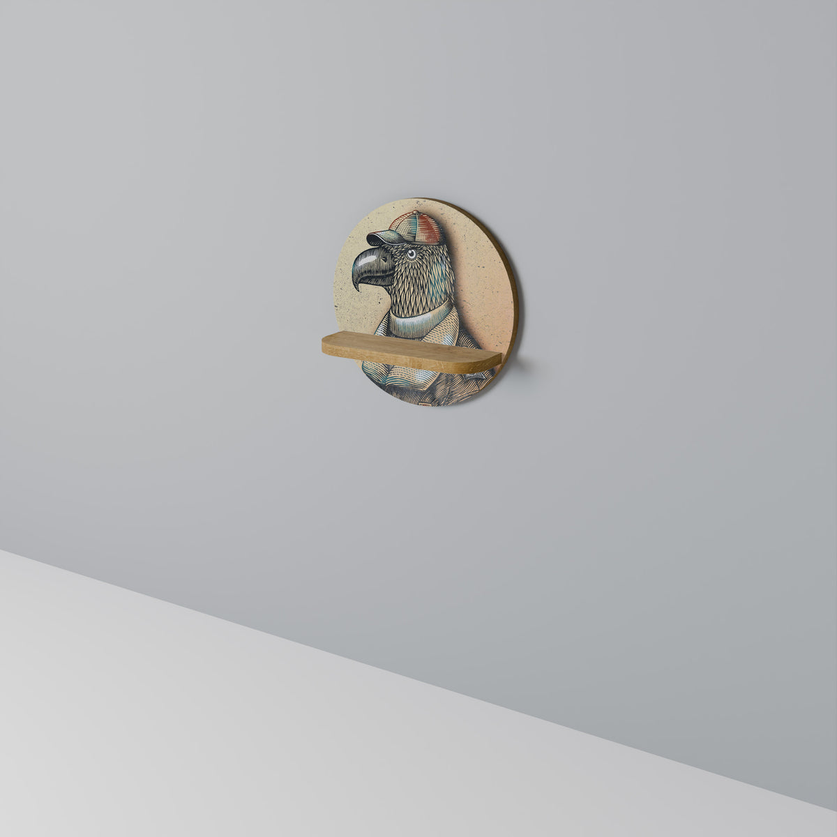 FEATHERED FASHIONISTA Designová police