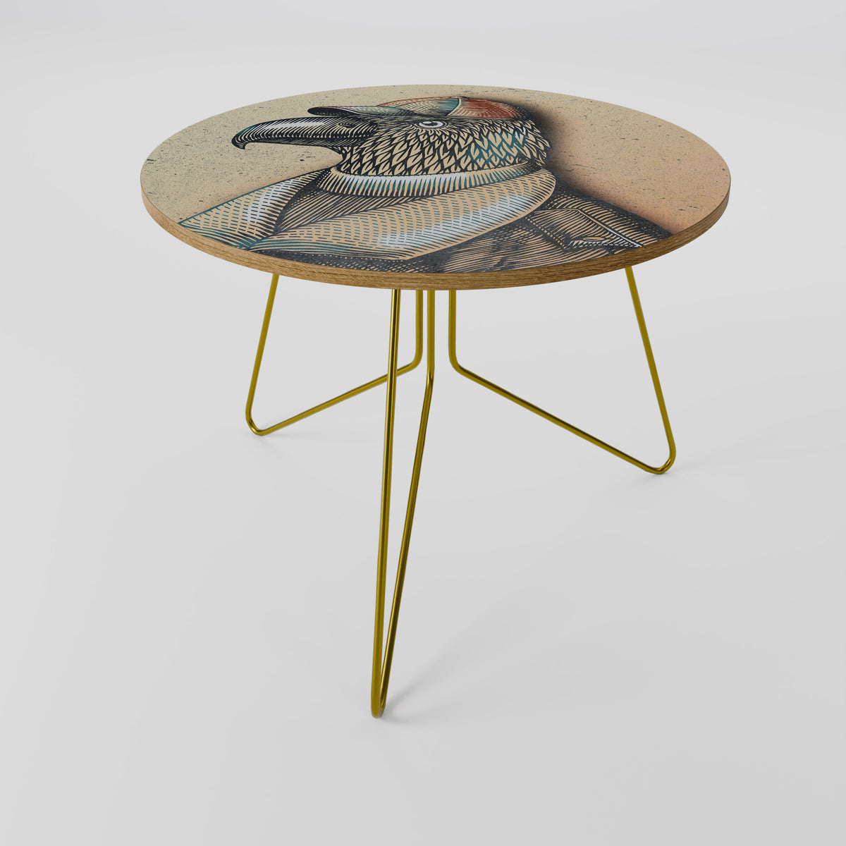 FEATHERED FASHIONISTA Konferenční stolek