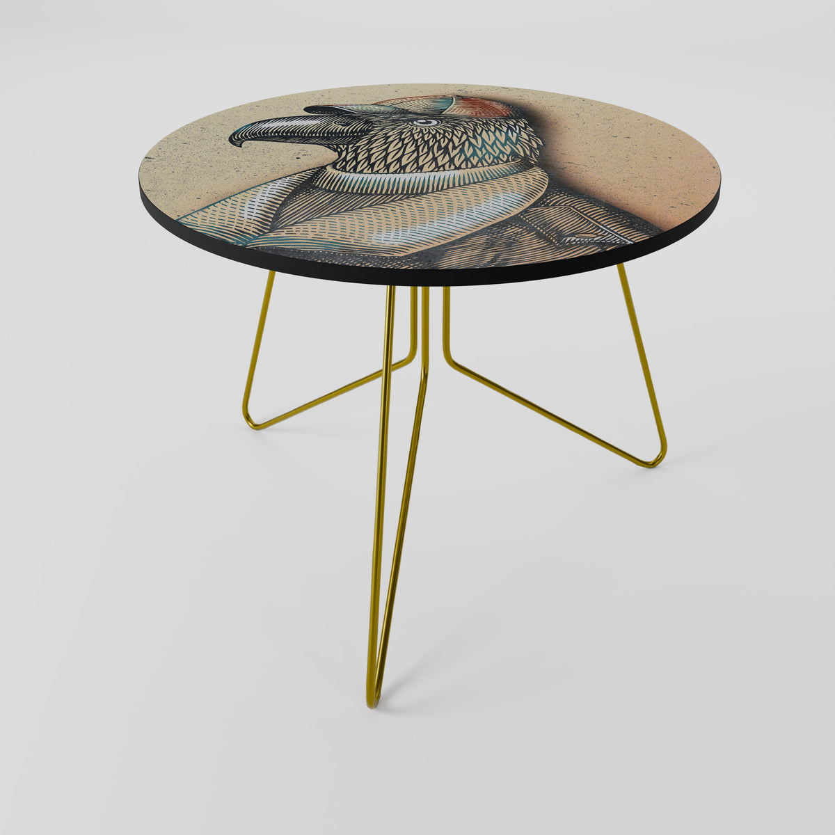 FEATHERED FASHIONISTA Konferenční stolek