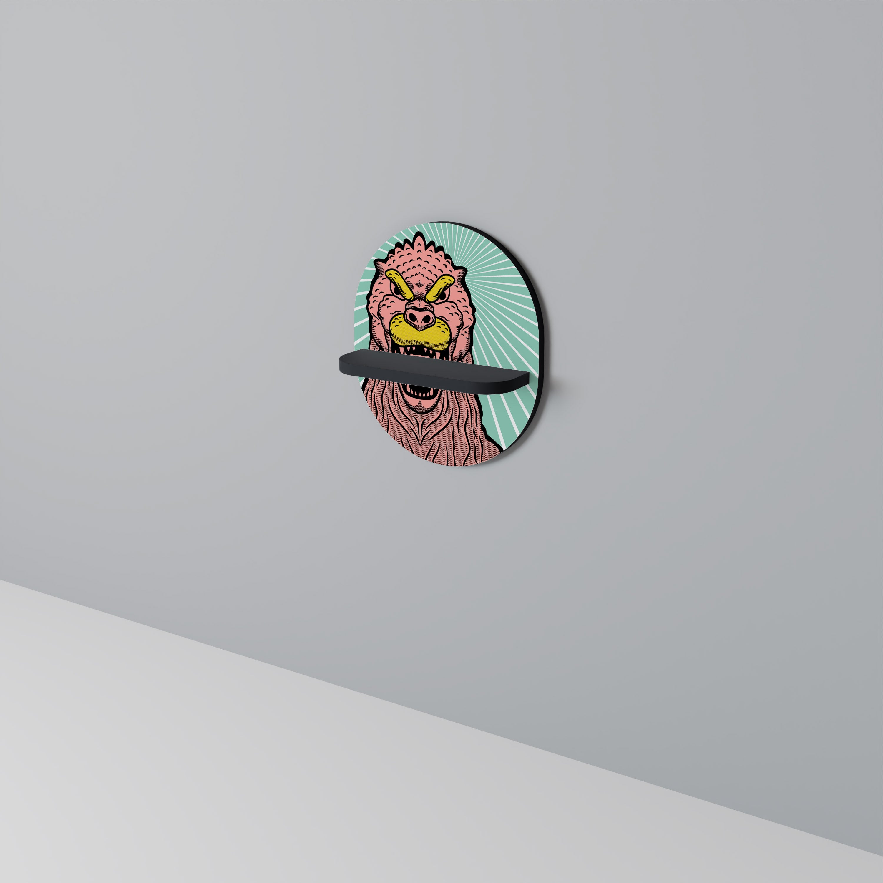 GODZILLA WELCOME Art Shelf