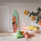 GODZILLA WELCOME Dekorativní panel ve tvaru surfu