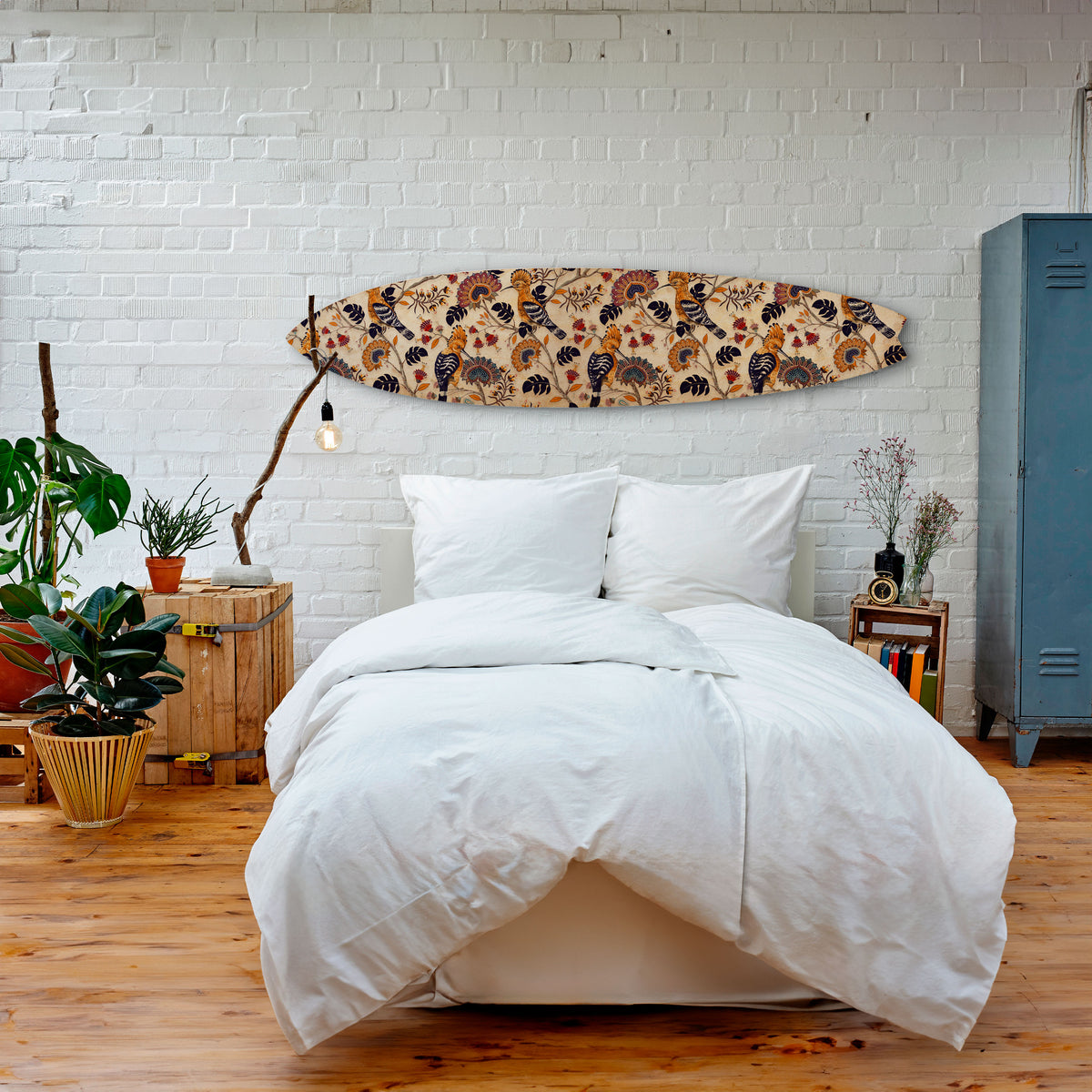 EMINENT HOOPOE Dekorativní panel ve tvaru surfu