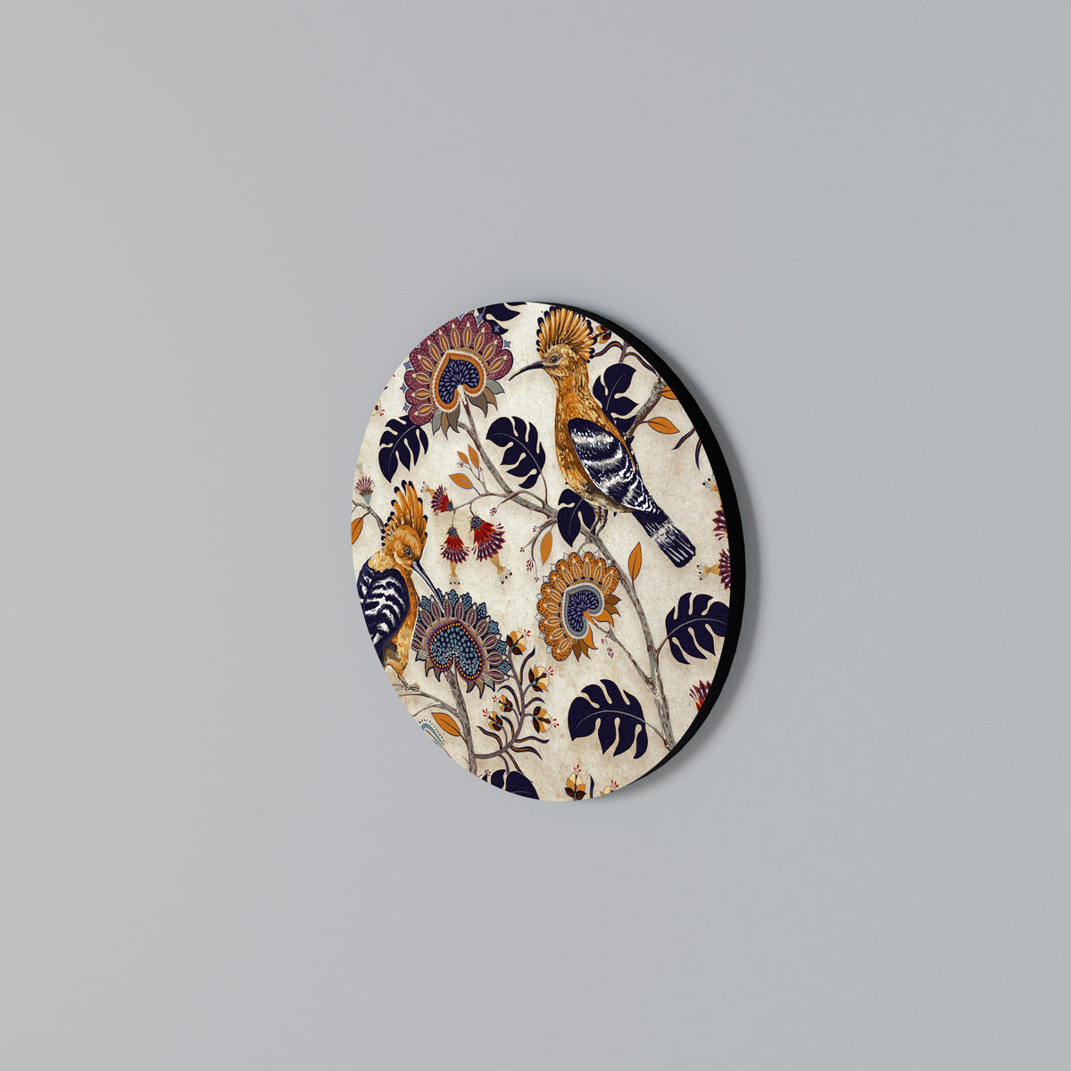 EMINENT HOOPOE Kulatá nástěnná dekorace