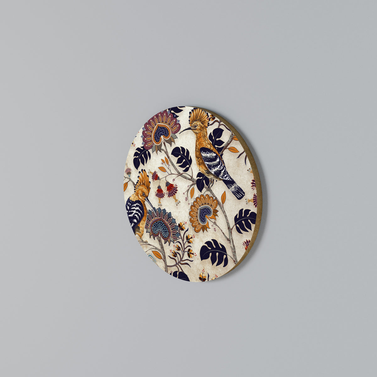 EMINENT HOOPOE Kulatá nástěnná dekorace