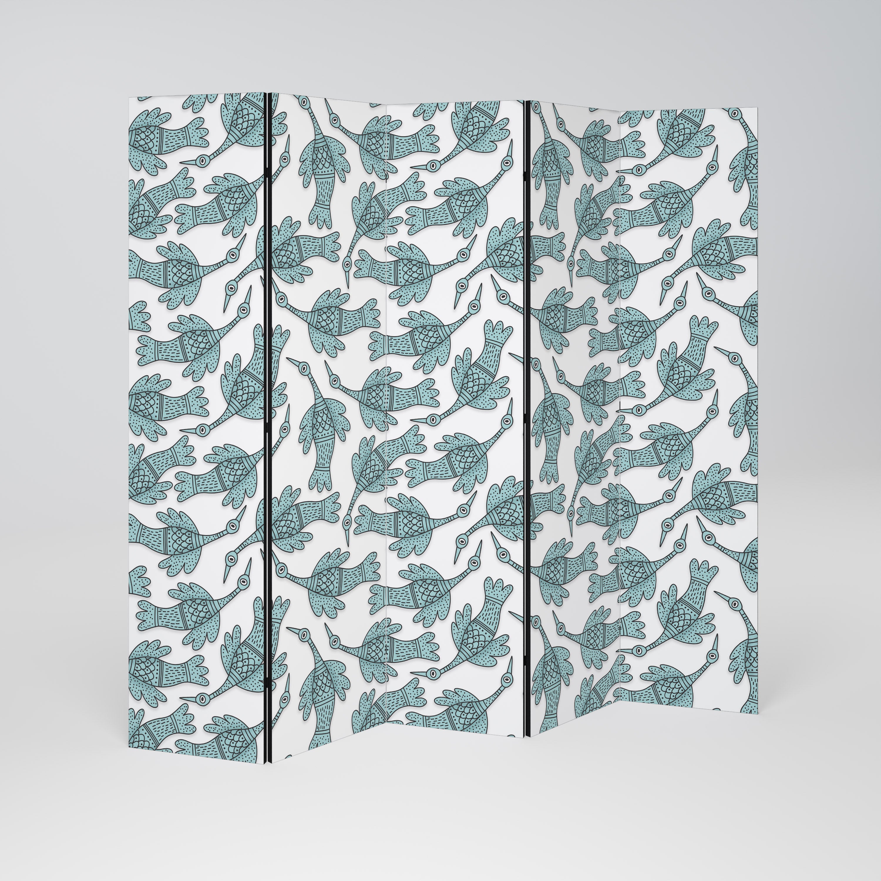WATERSPOUT SONGIBIRD 5-Panel Room Divider