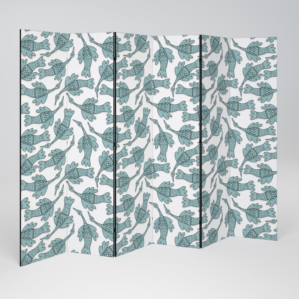 WATERSPOUT SONGIBIRD 6-Panel Room Divider