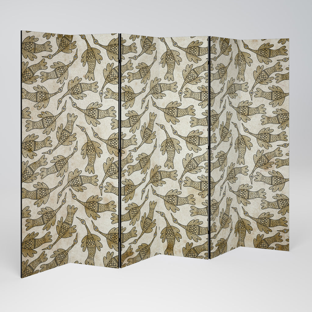 ALMONDINE SONGBIRD 6-Panel Room Divider