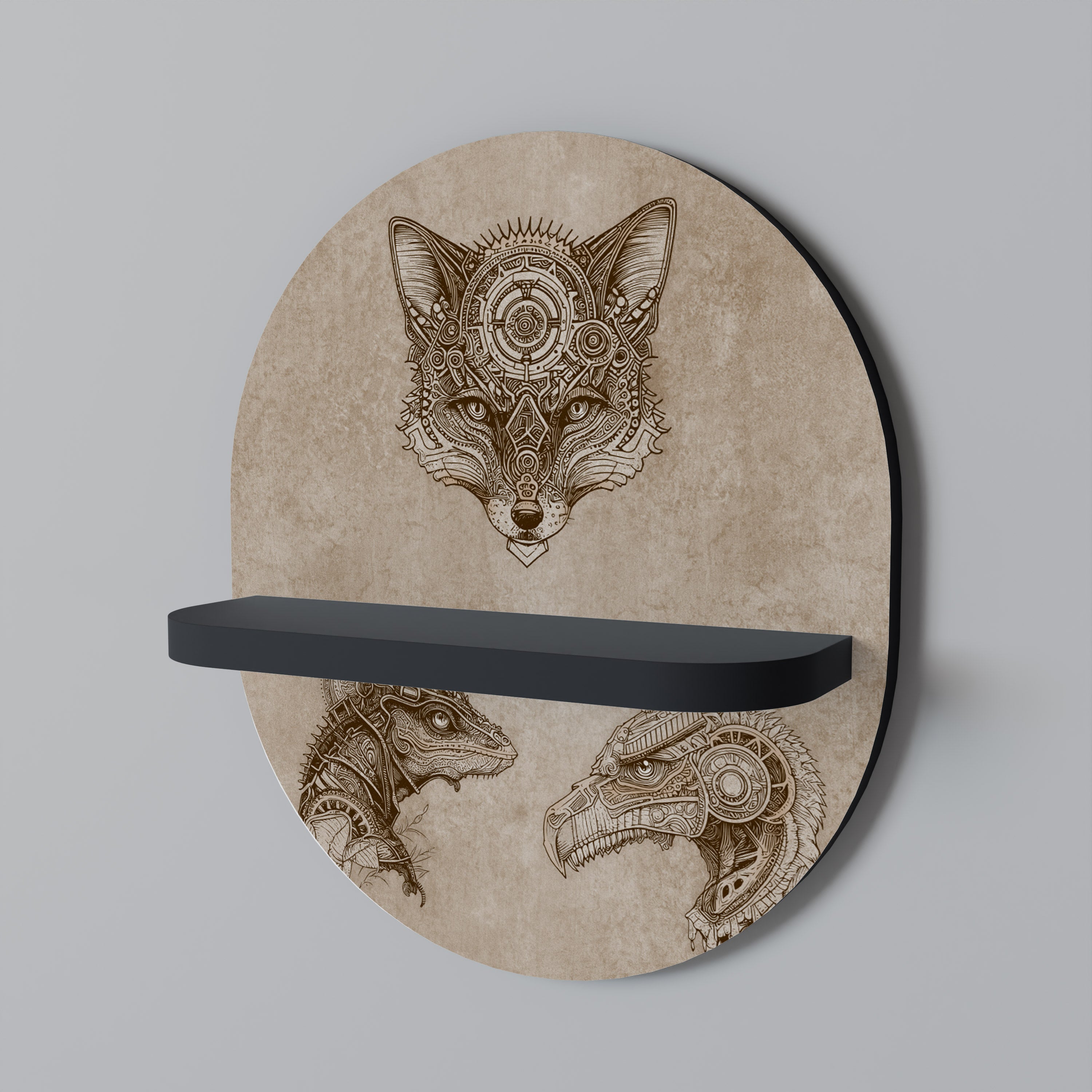 STEAMPUNK TRIO Designová police