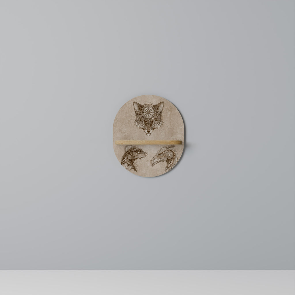 STEAMPUNK TRIO Designová police