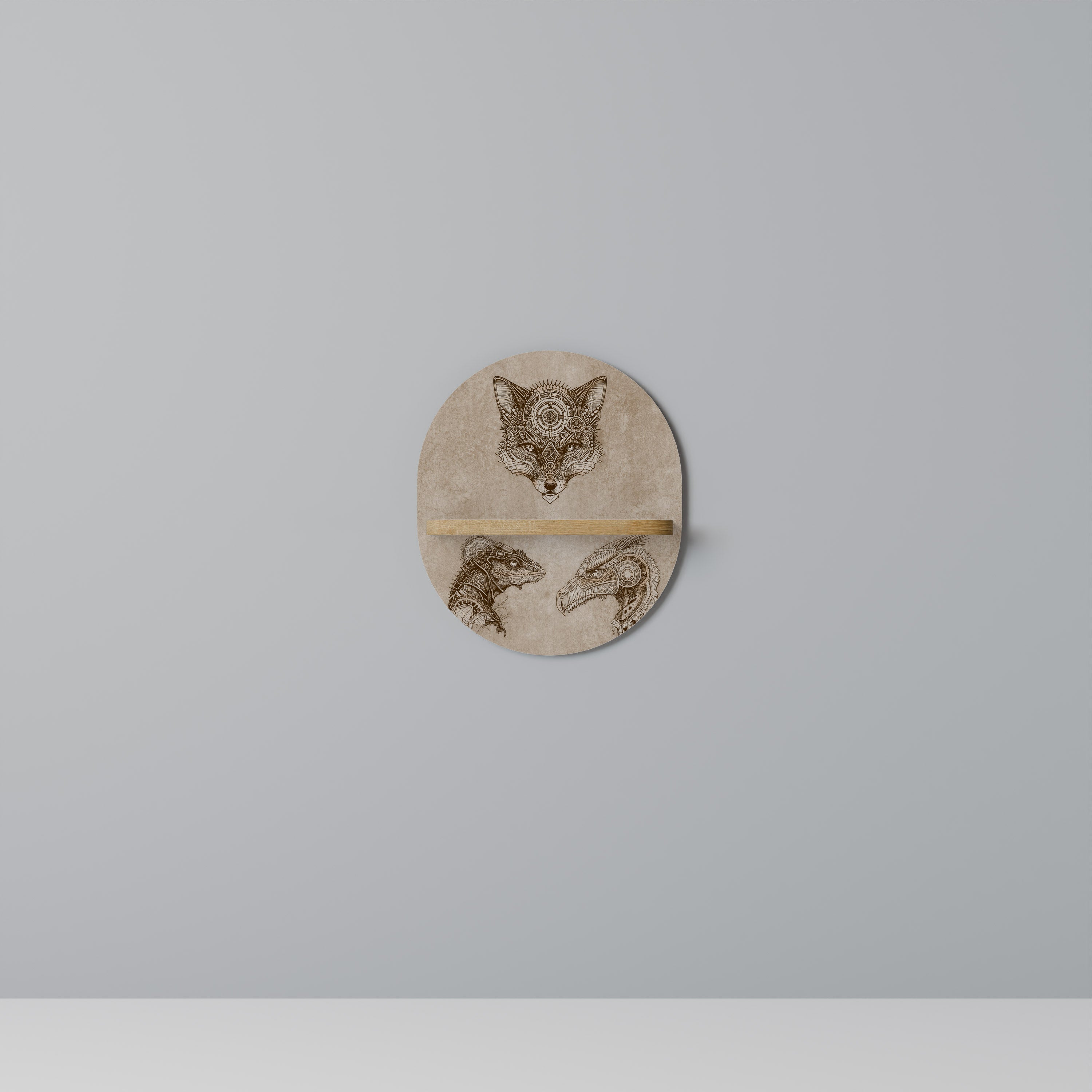 STEAMPUNK TRIO Designová police