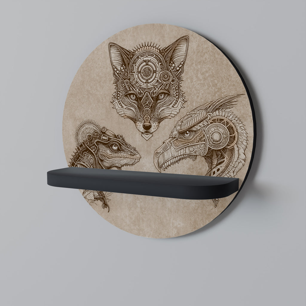 STEAMPUNK TRIO Designová police