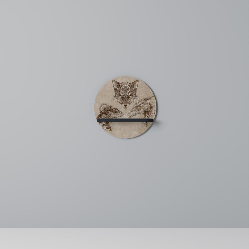 STEAMPUNK TRIO Designová police