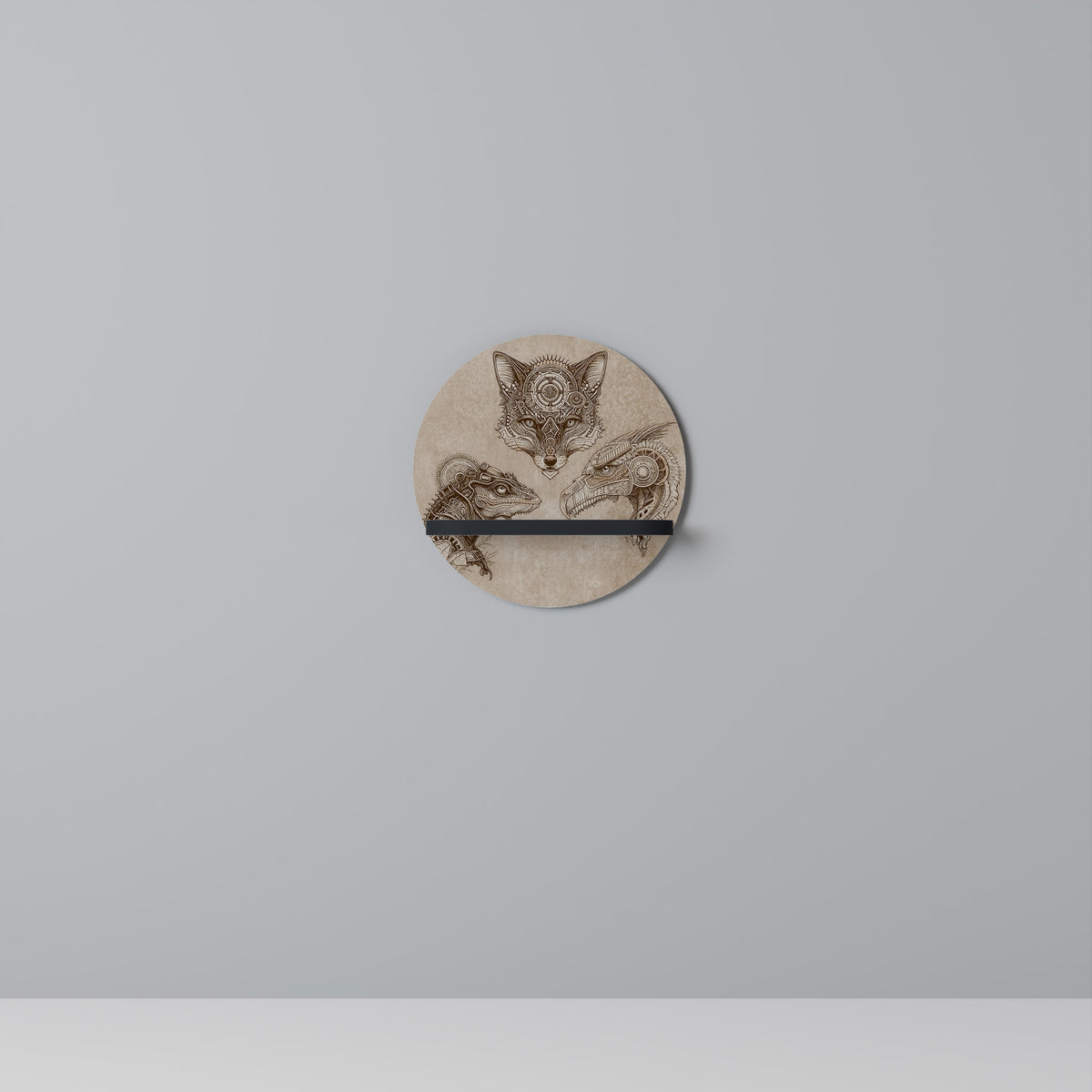 STEAMPUNK TRIO Designová police