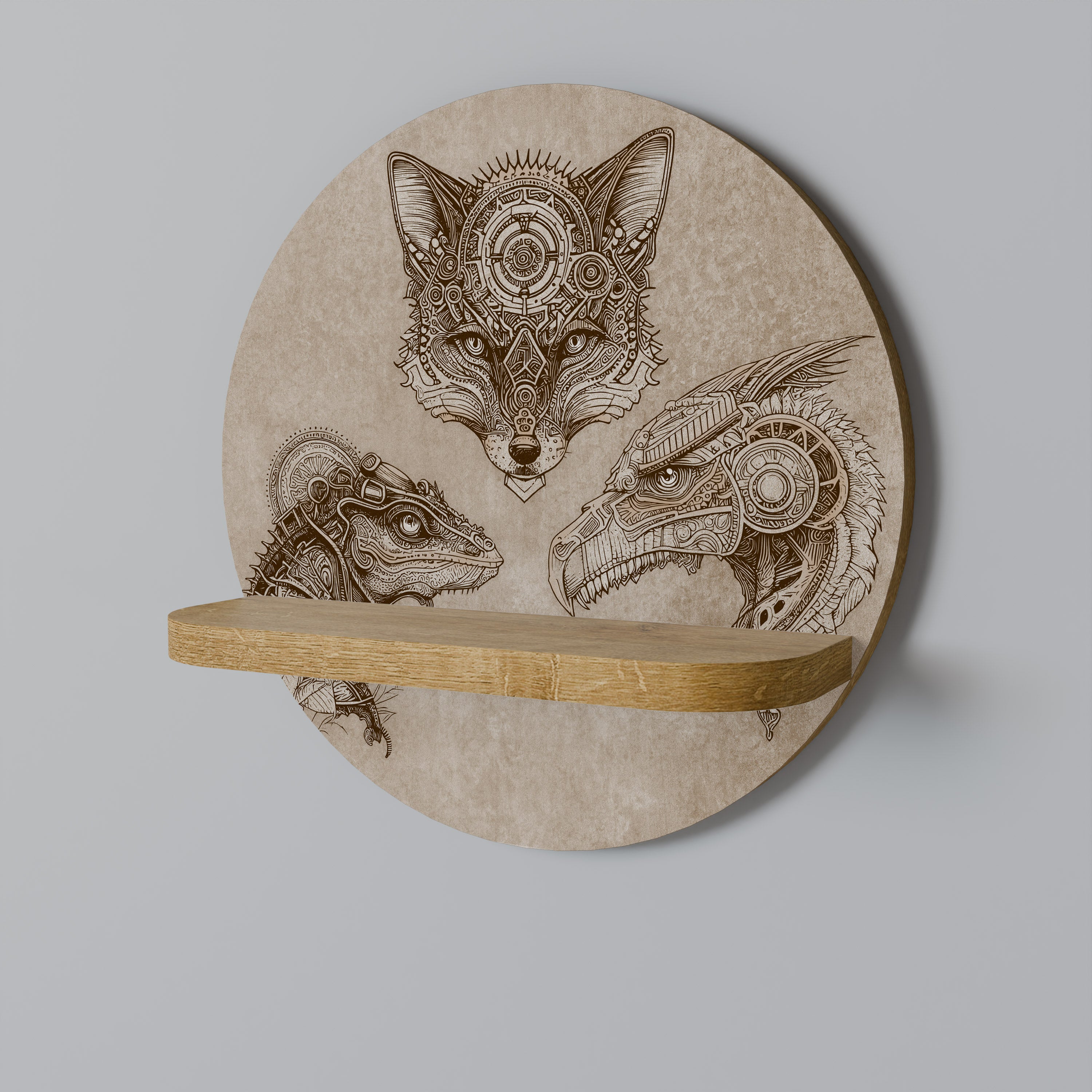 STEAMPUNK TRIO Designová police