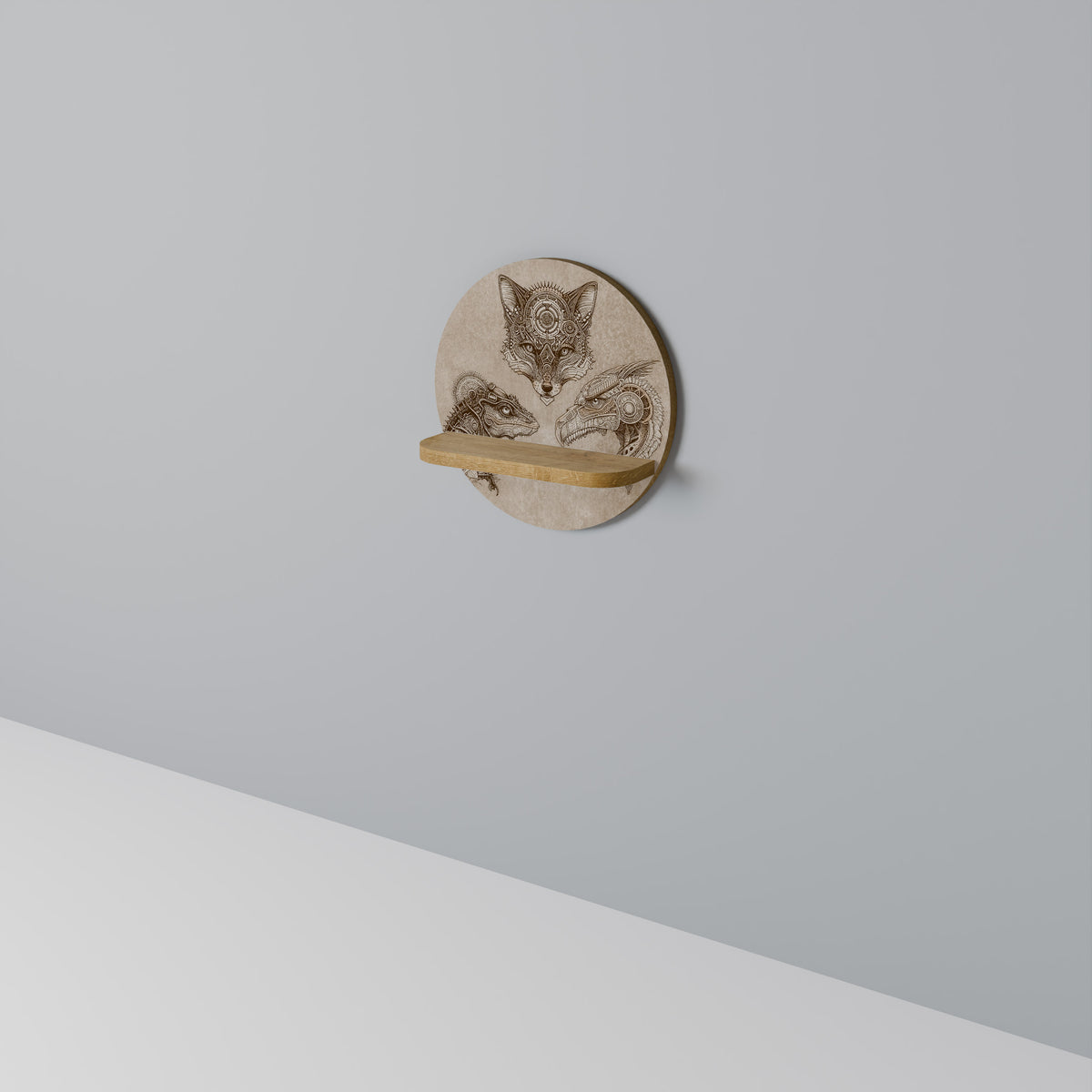 STEAMPUNK TRIO Designová police