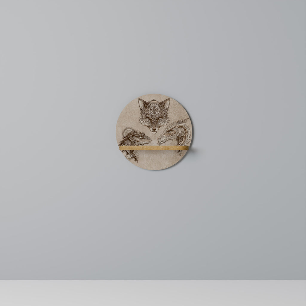 STEAMPUNK TRIO Designová police