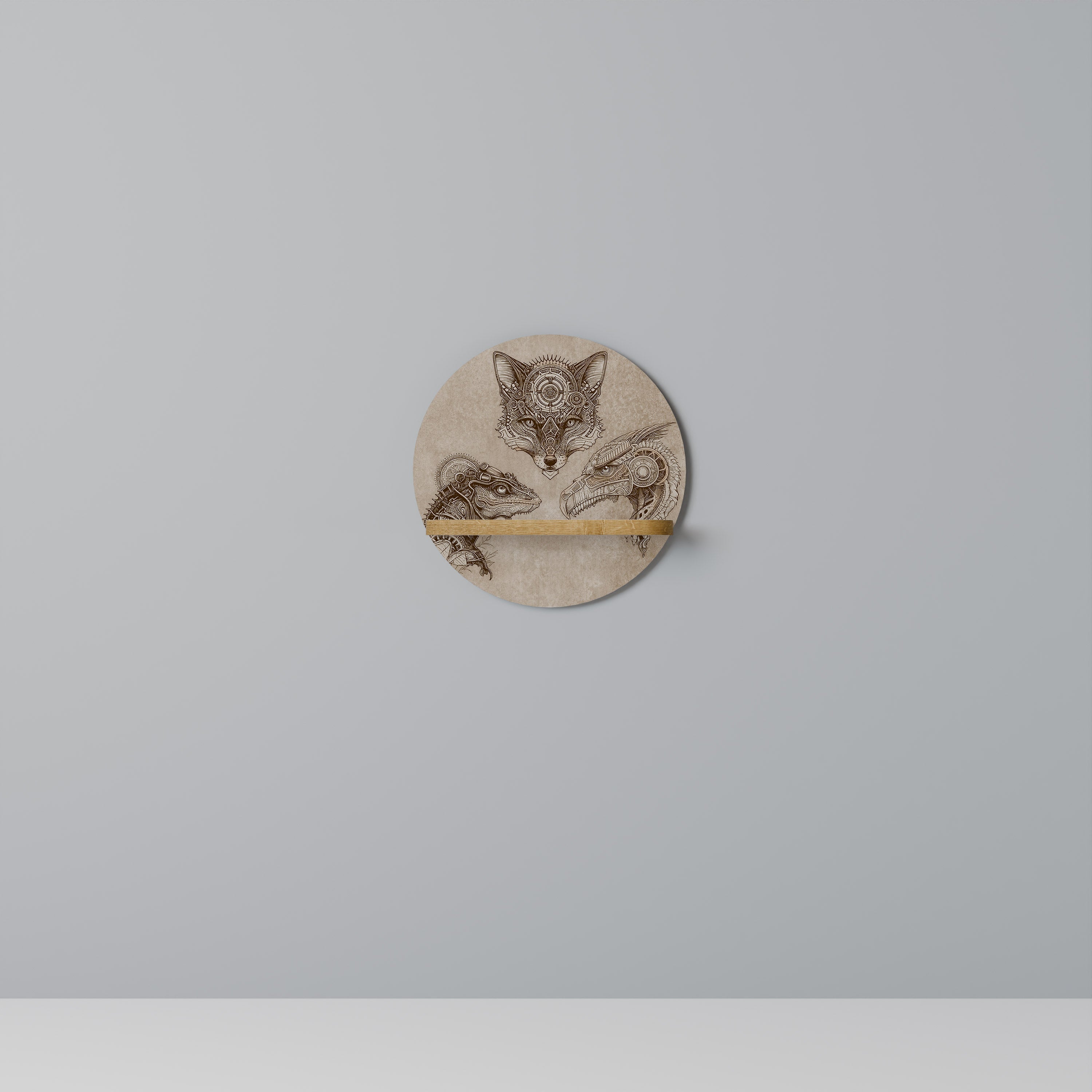 STEAMPUNK TRIO Designová police