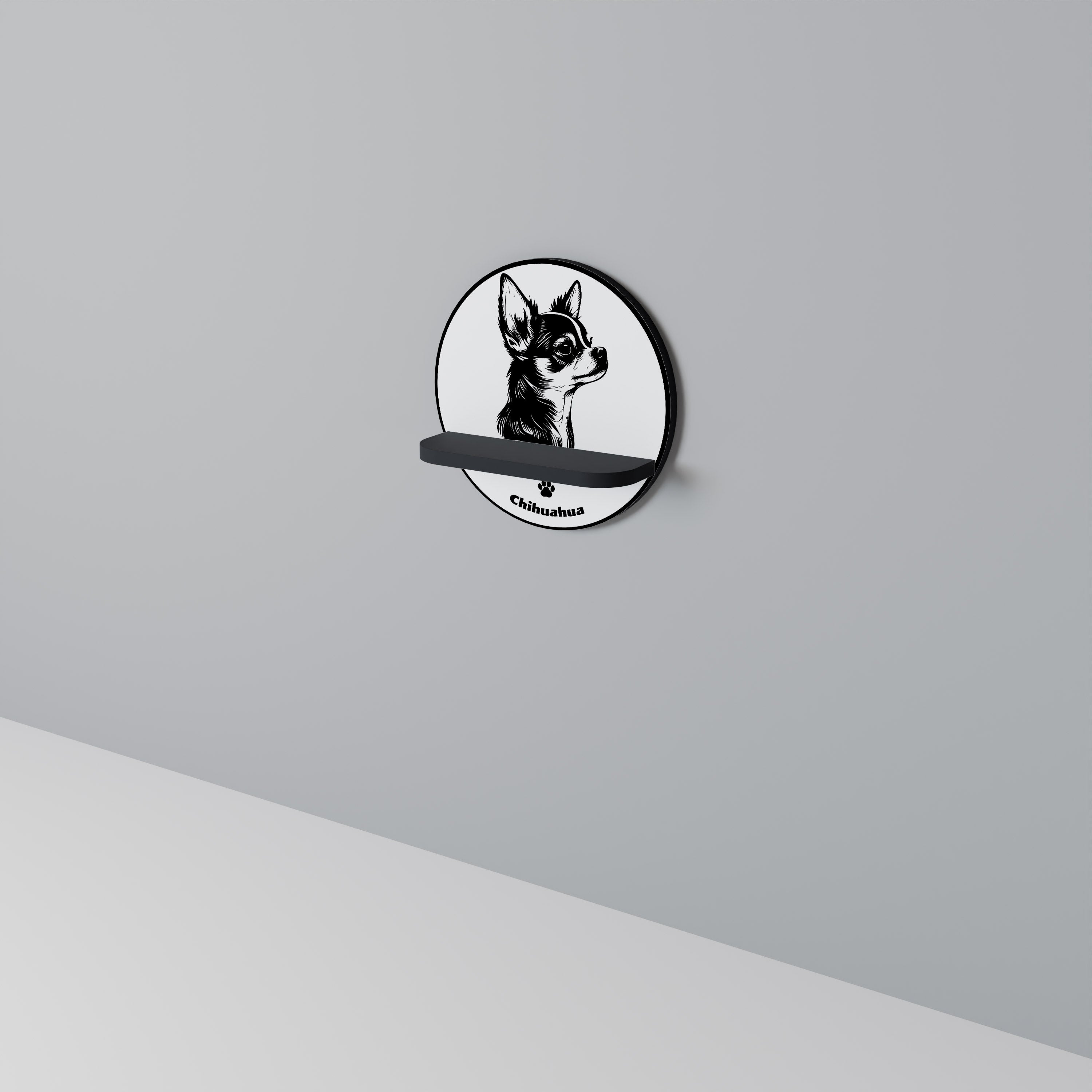 CHIHUAHUA DOG Art Shelf