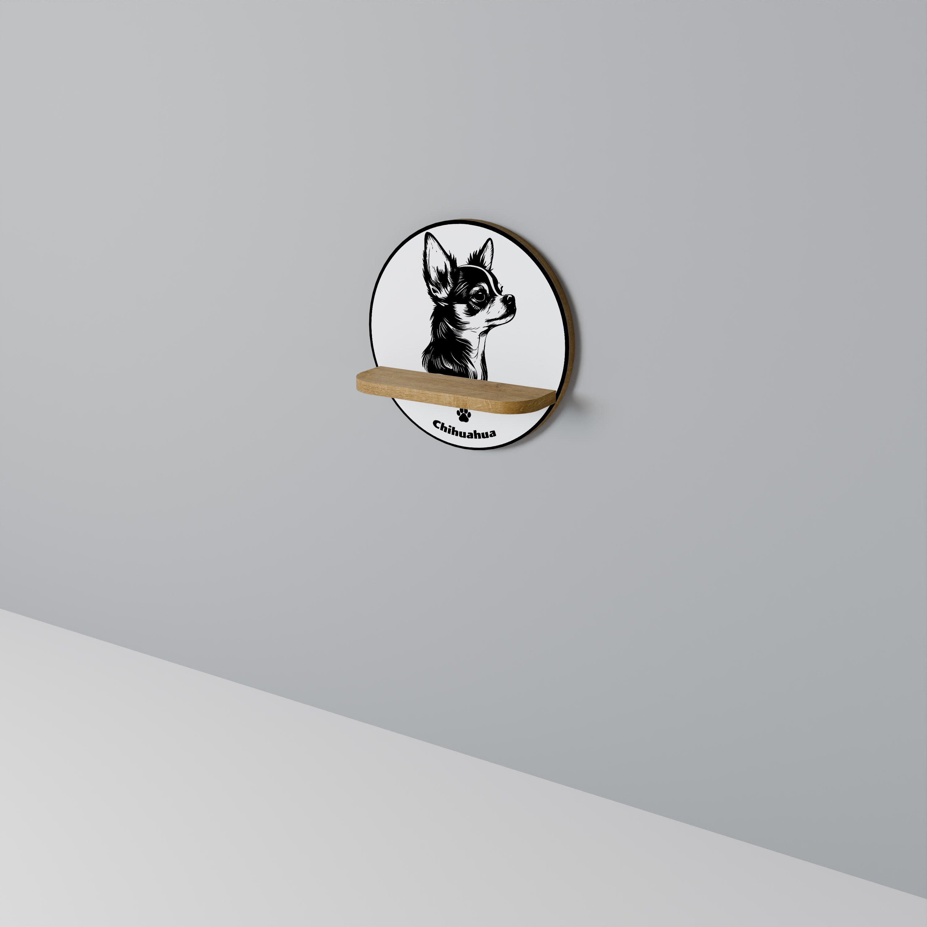 CHIHUAHUA DOG Art Shelf