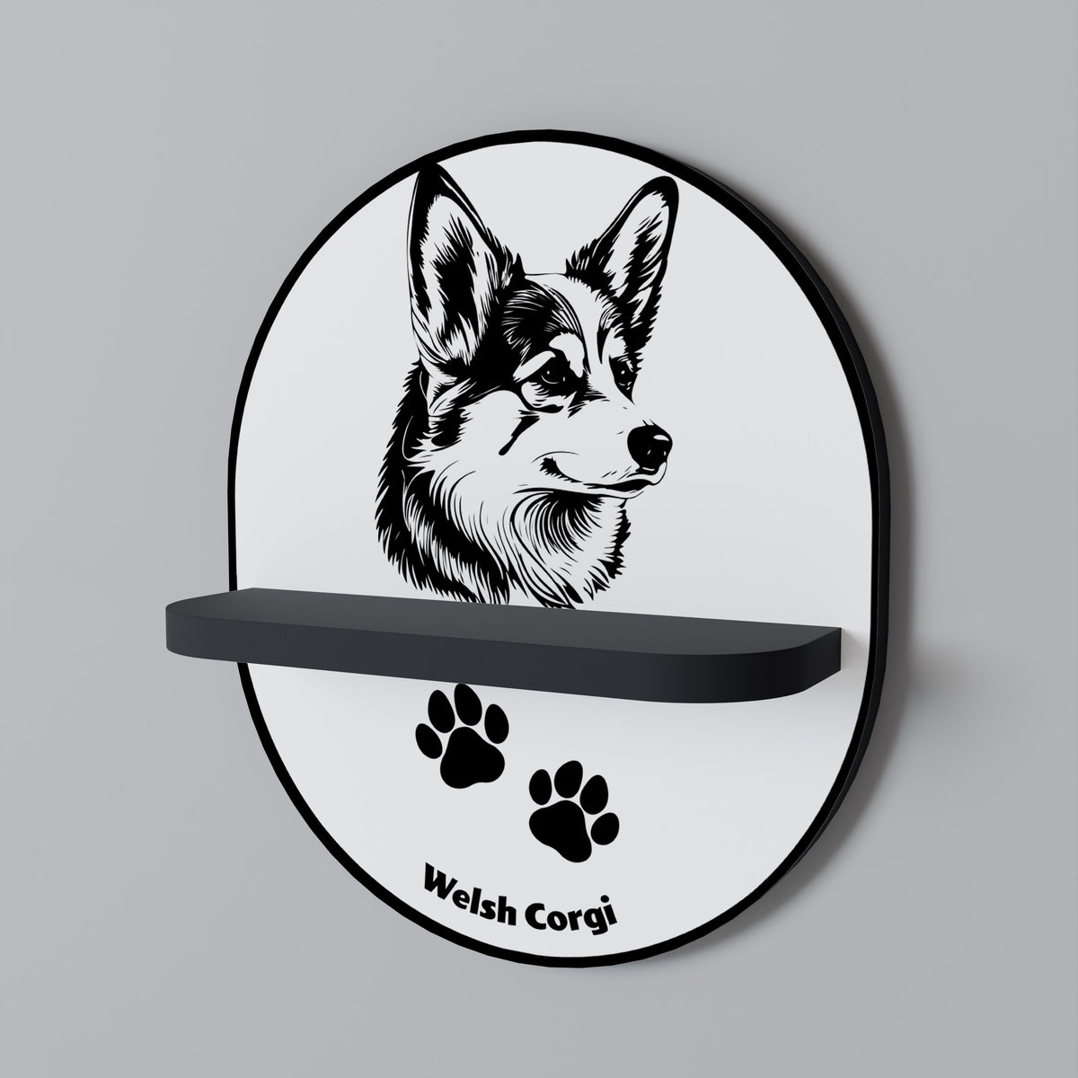 WELSH CORGI PEMBROKE Designová police