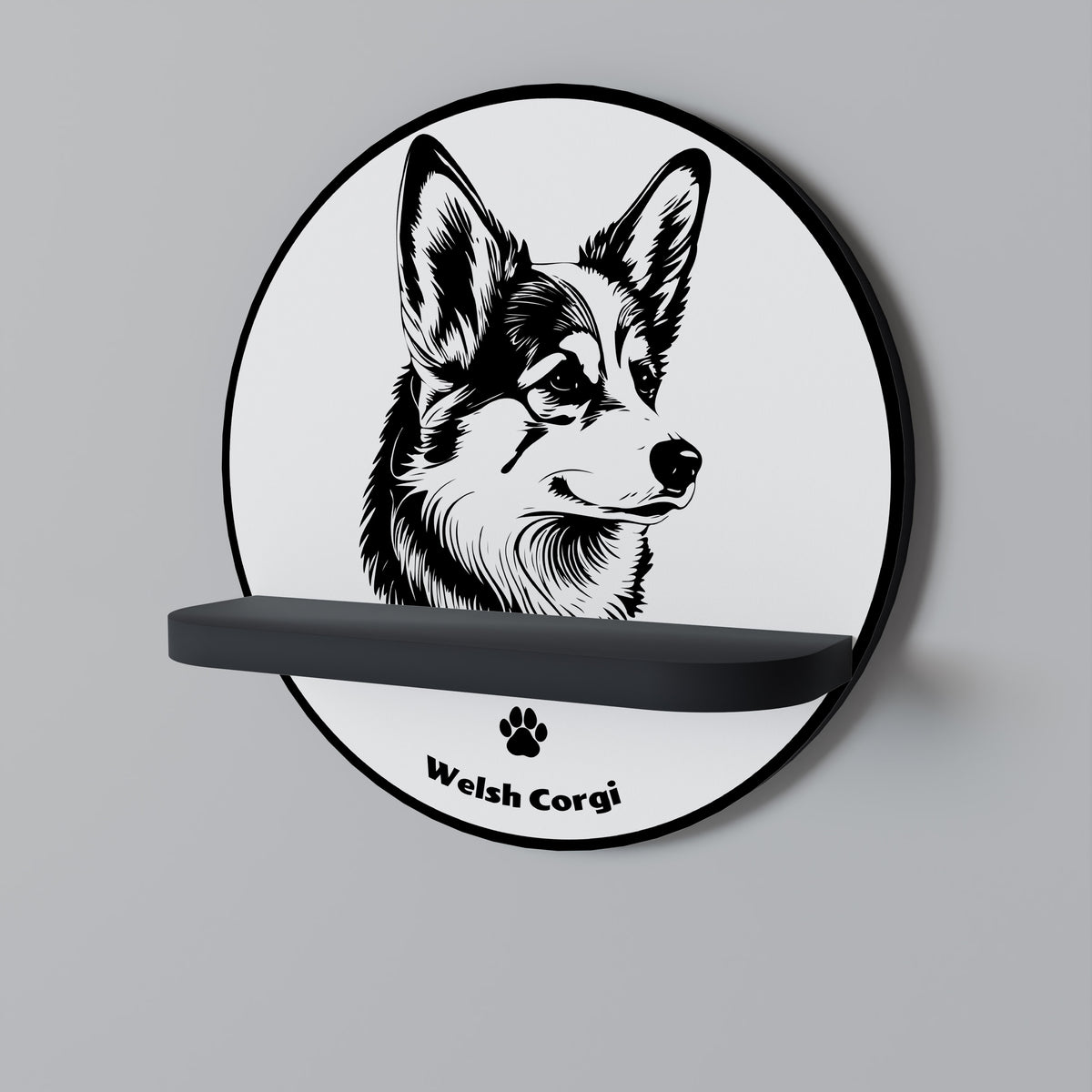 WELSH CORGI PEMBROKE Designová police