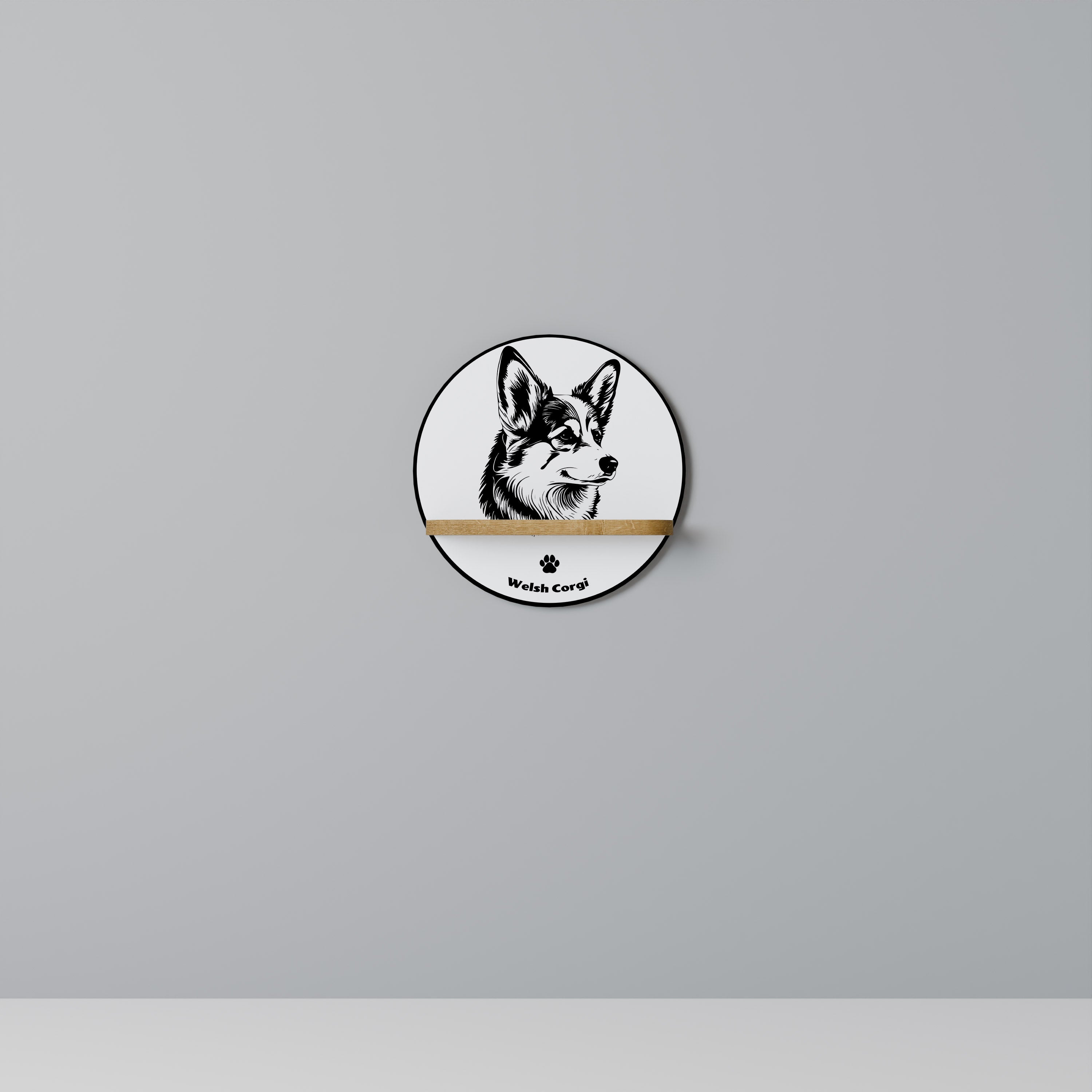 WELSH CORGI PEMBROKE Designová police