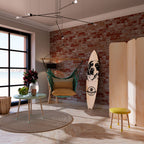 SAINT BERNARD Dekorativní panel ve tvaru surfu