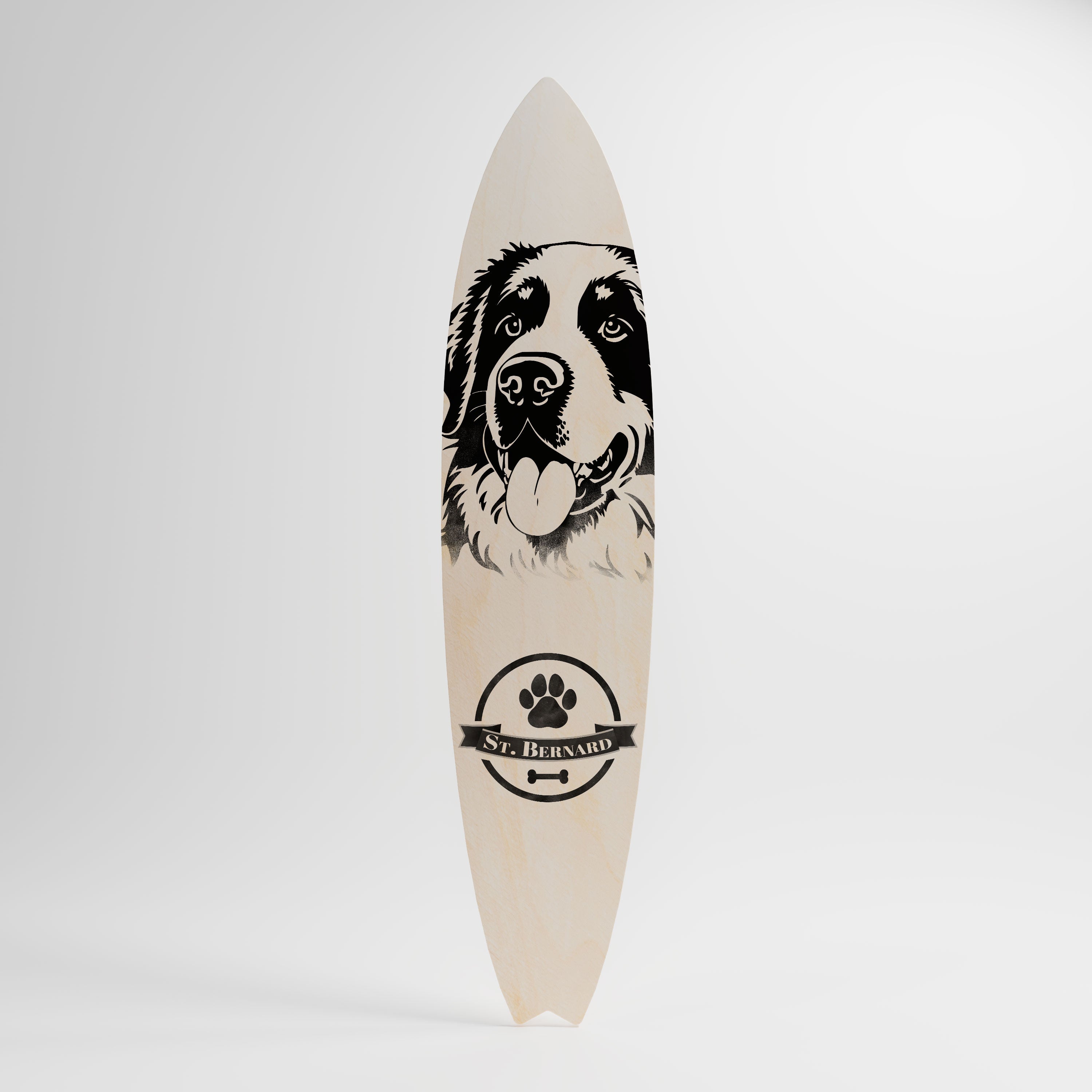 SAINT BERNARD Surfboard Decorative Panel