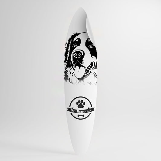 SAINT BERNARD Samolepka ve tvaru surfu