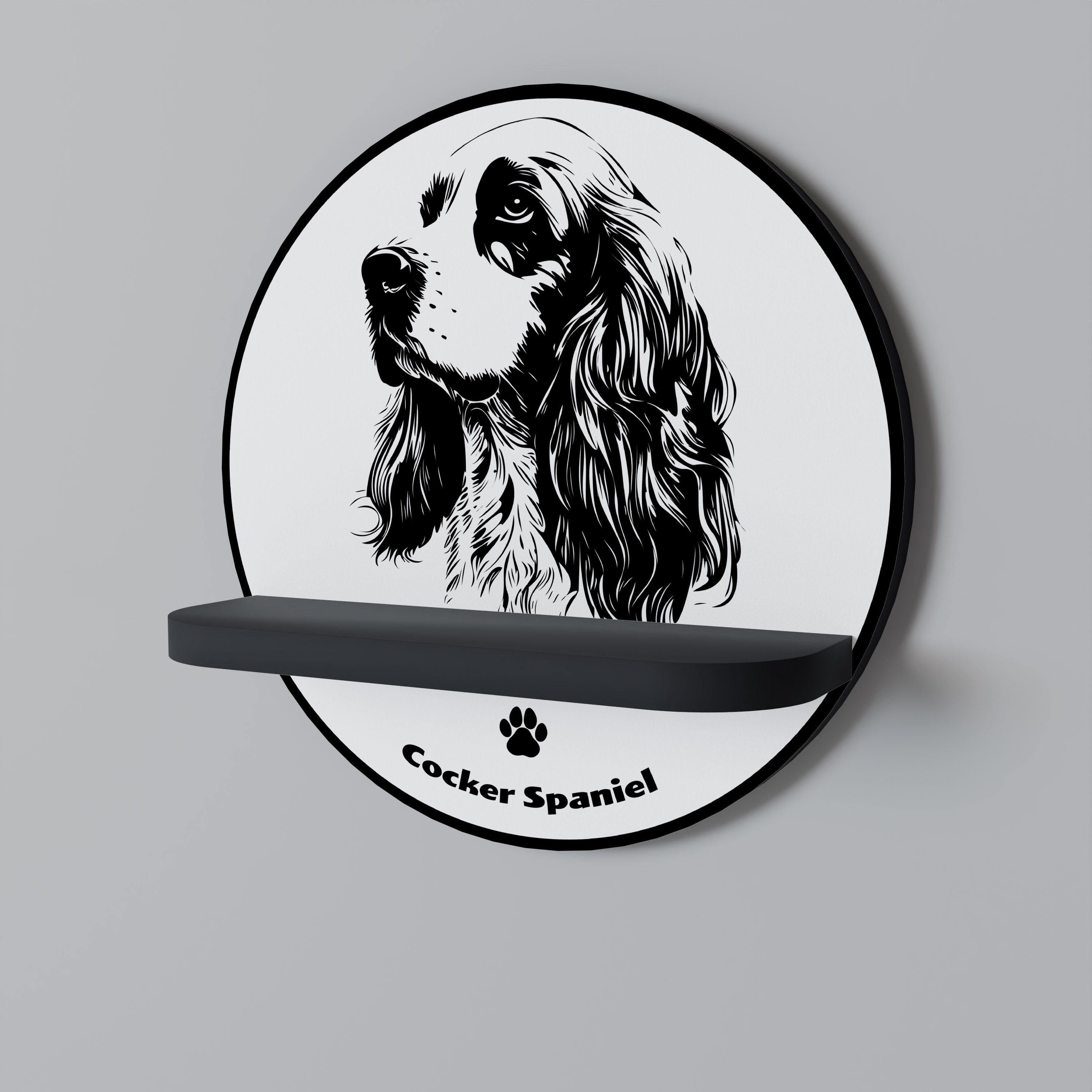 ENGLISH COCKER SPANIEL Designová police