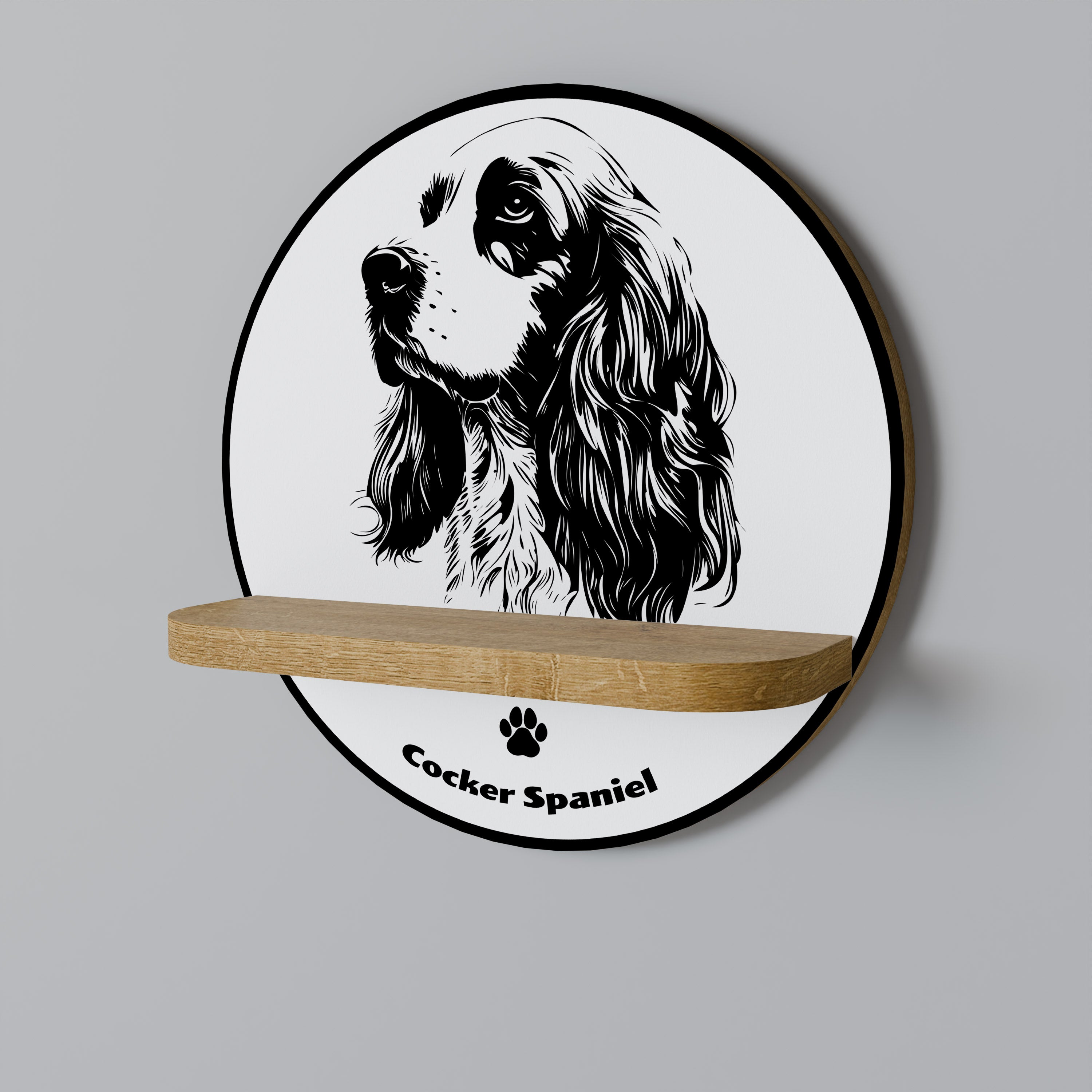 ENGLISH COCKER SPANIEL Designová police