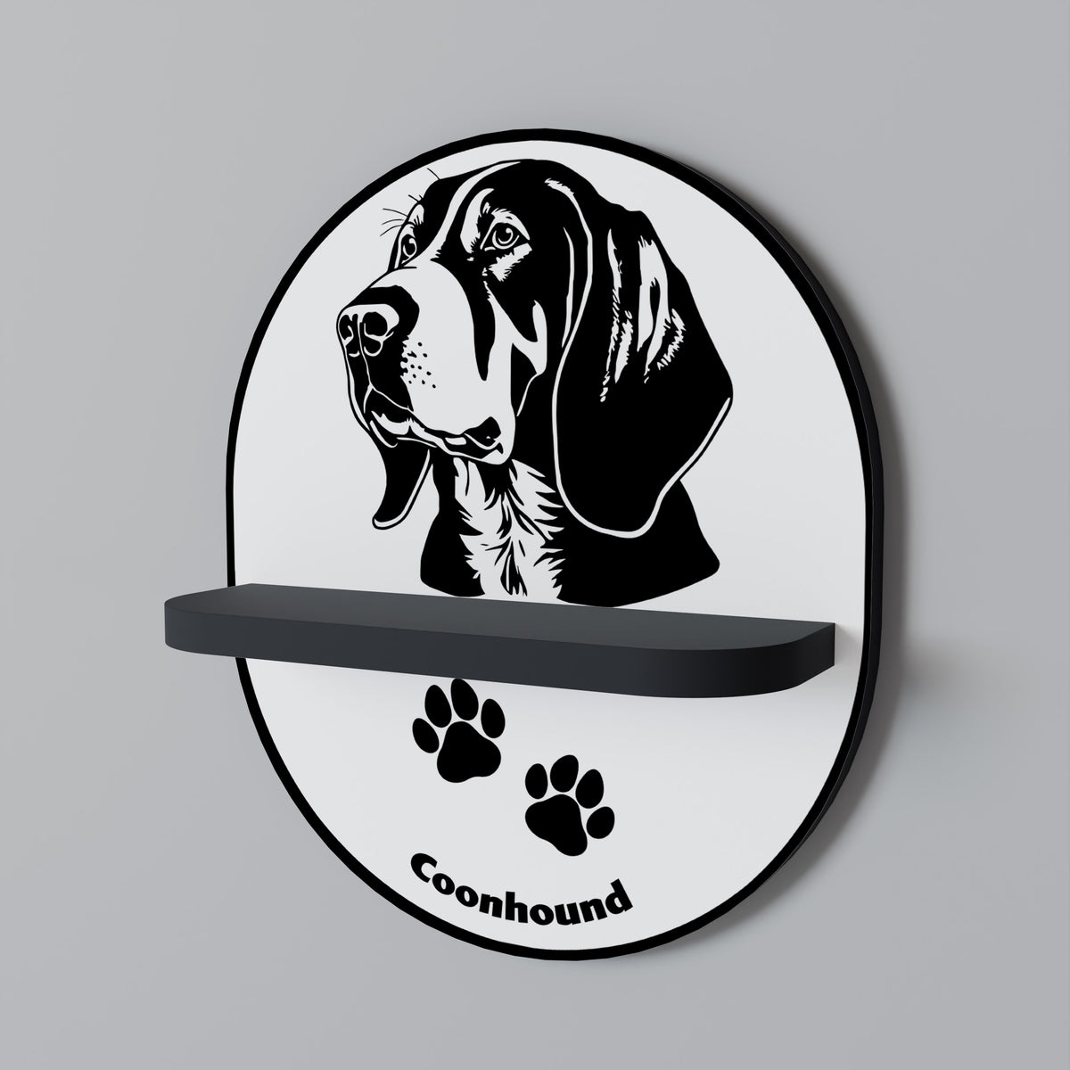 COONHOUND DOG Designová police
