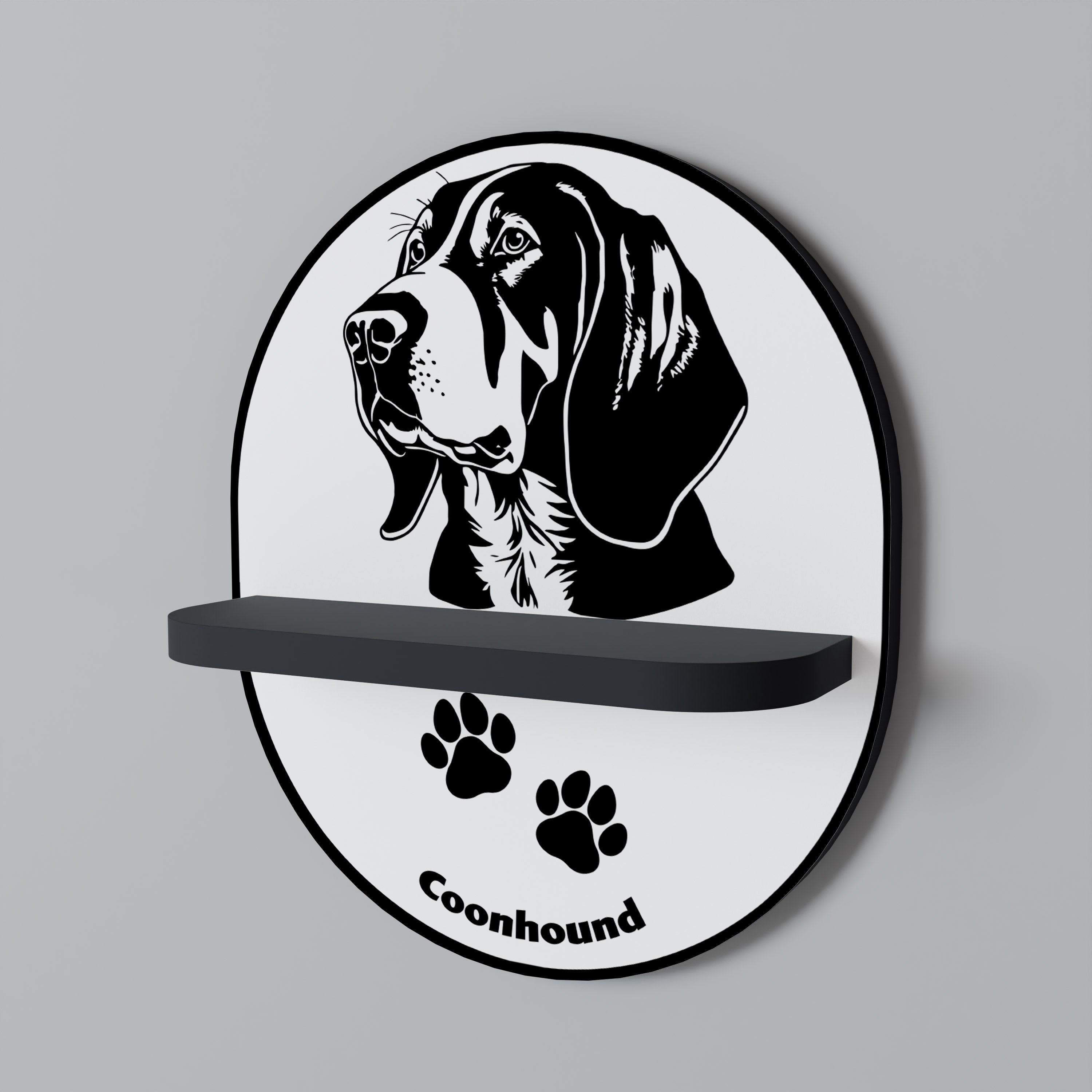 COONHOUND DOG Designová police