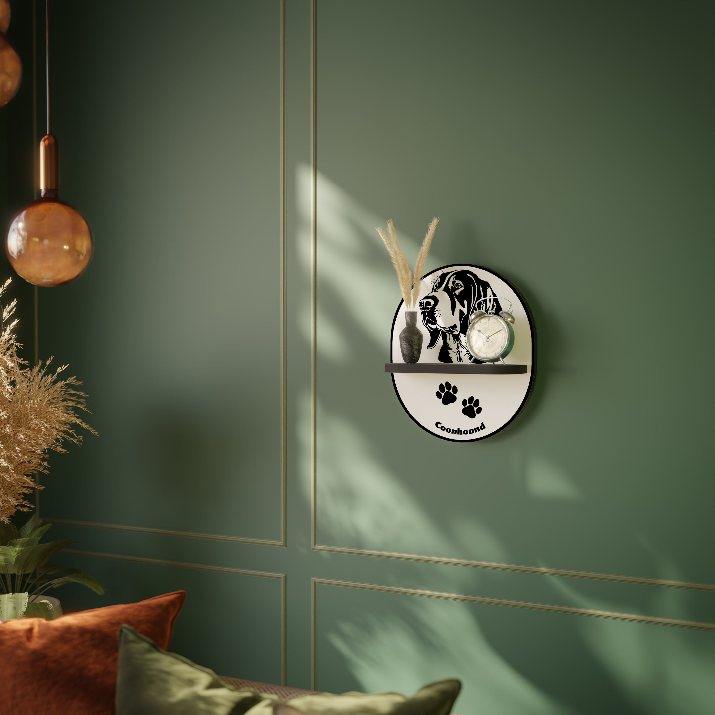 COONHOUND DOG Designová police