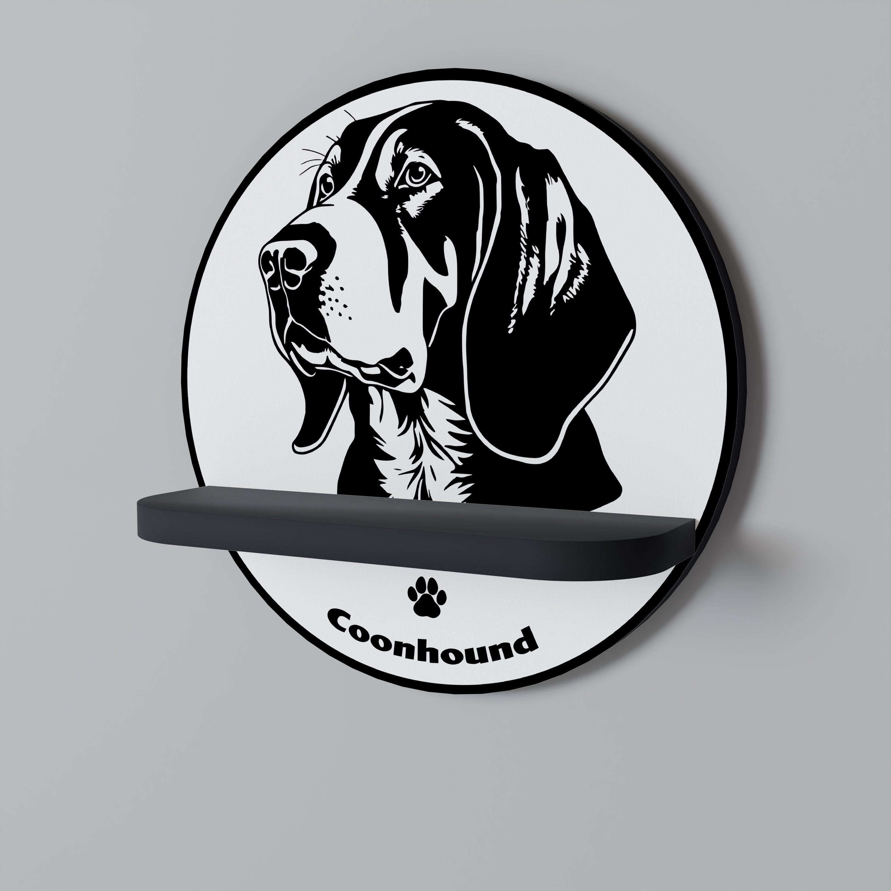 COONHOUND DOG Designová police