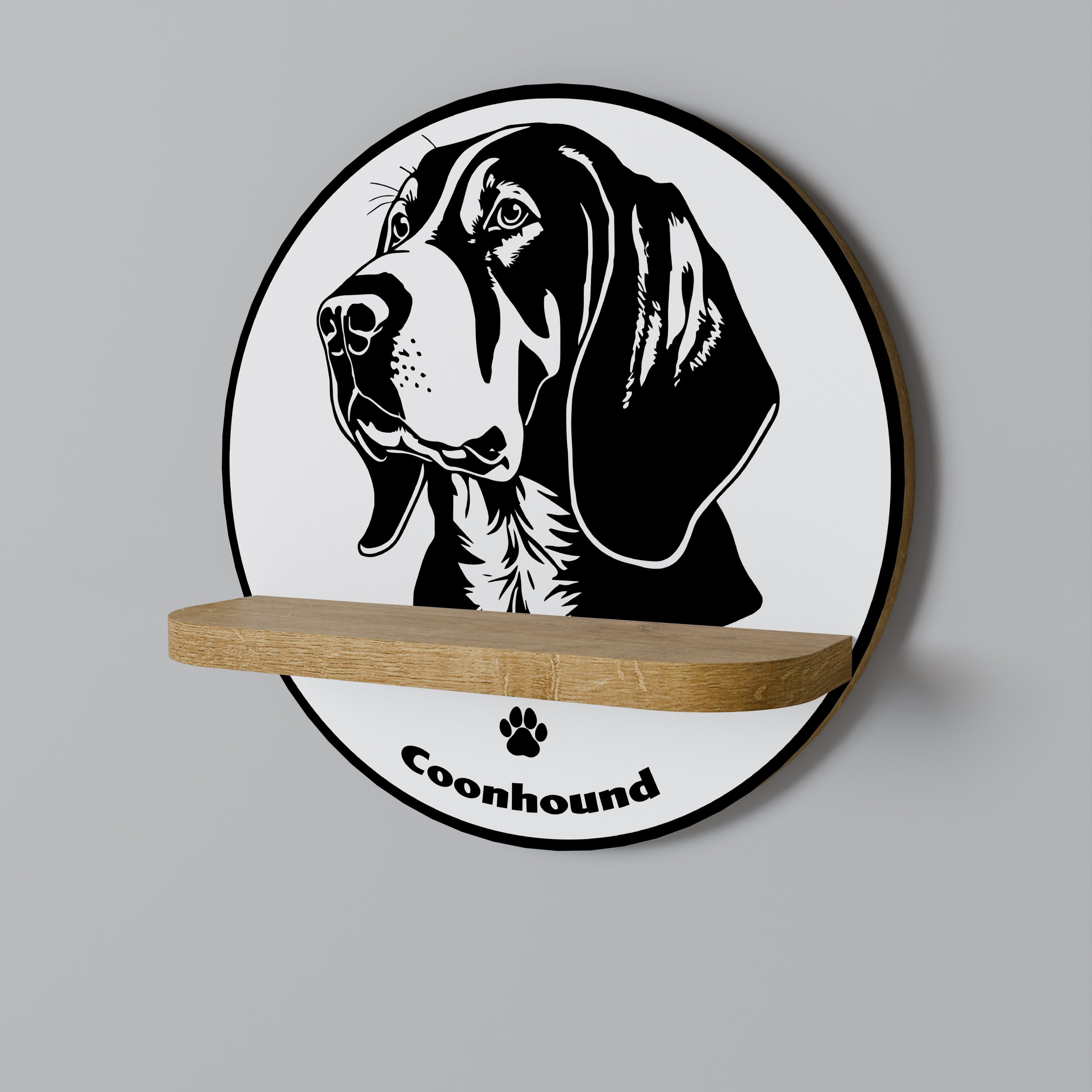COONHOUND DOG Designová police