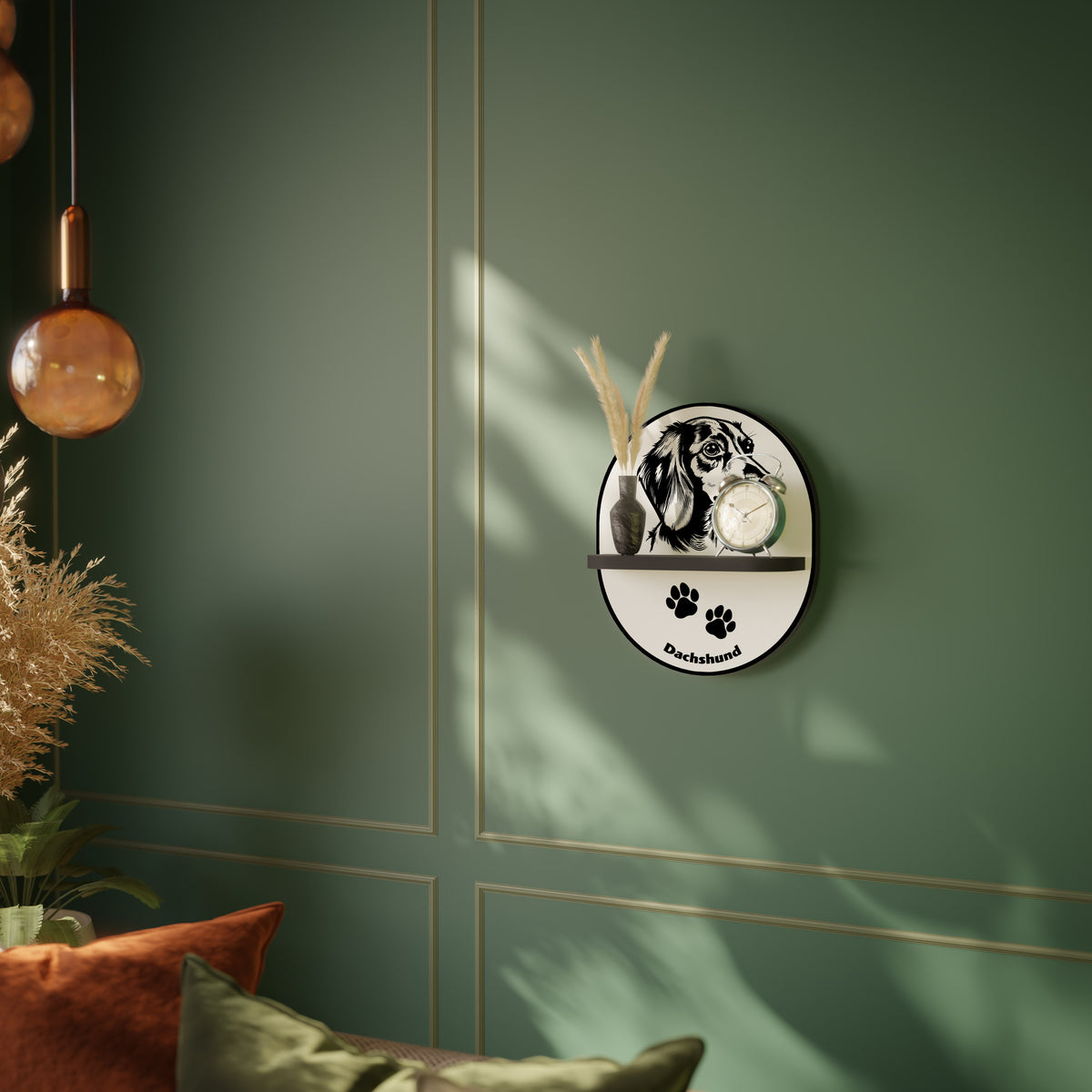 DACHSHUND DOG Designová police