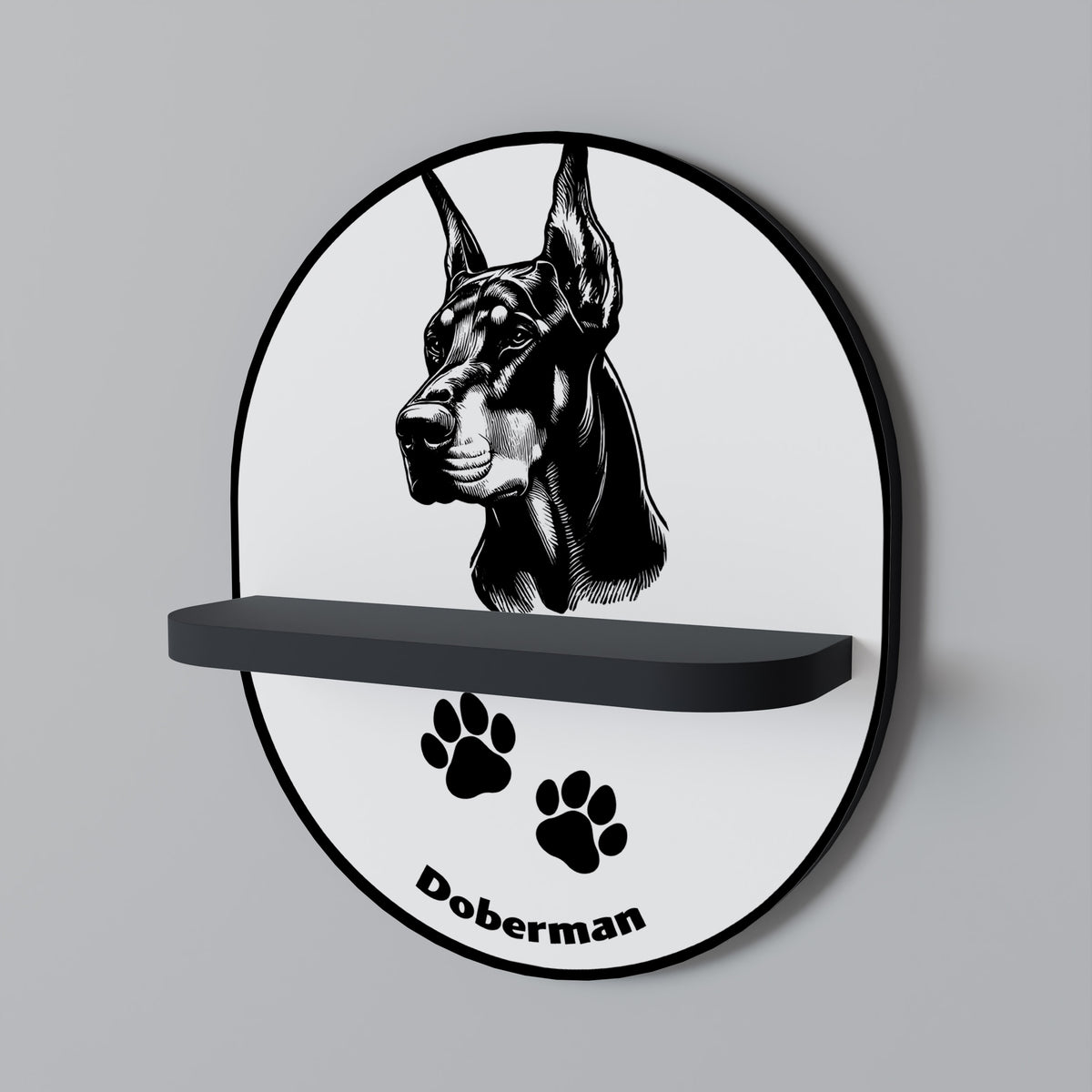 DOBERMAN DOG Designová police
