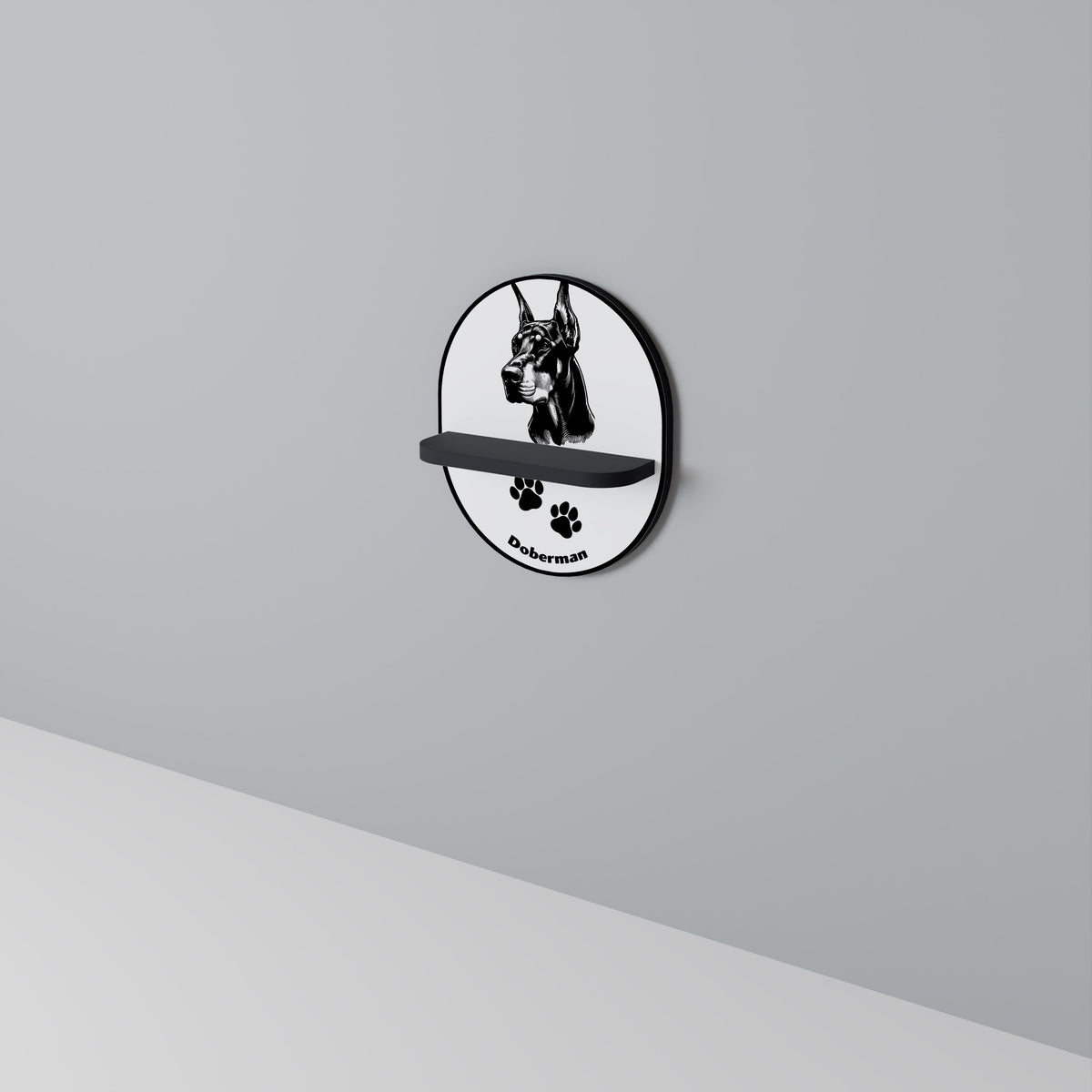 DOBERMAN DOG Designová police