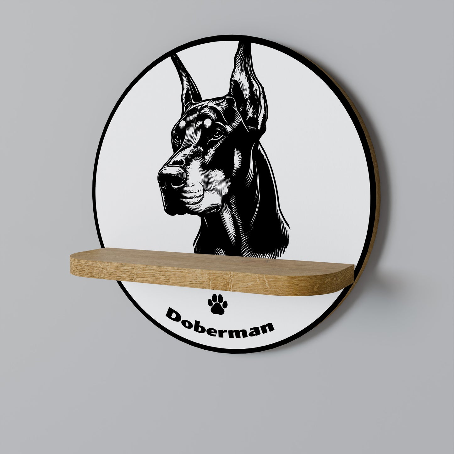 DOBERMAN DOG Designová police