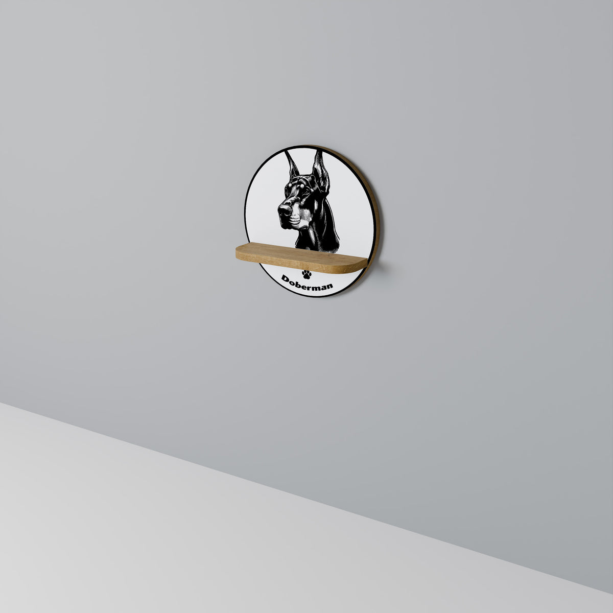 DOBERMAN DOG Designová police