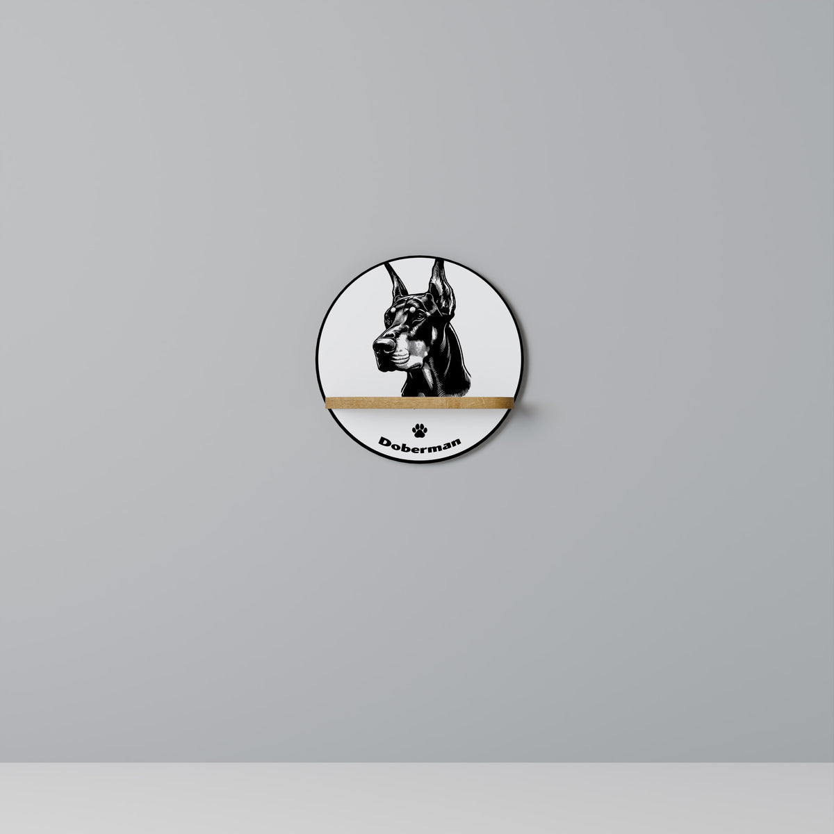 DOBERMAN DOG Designová police