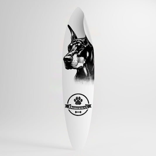 DOBERMAN DOG Samolepka ve tvaru surfu