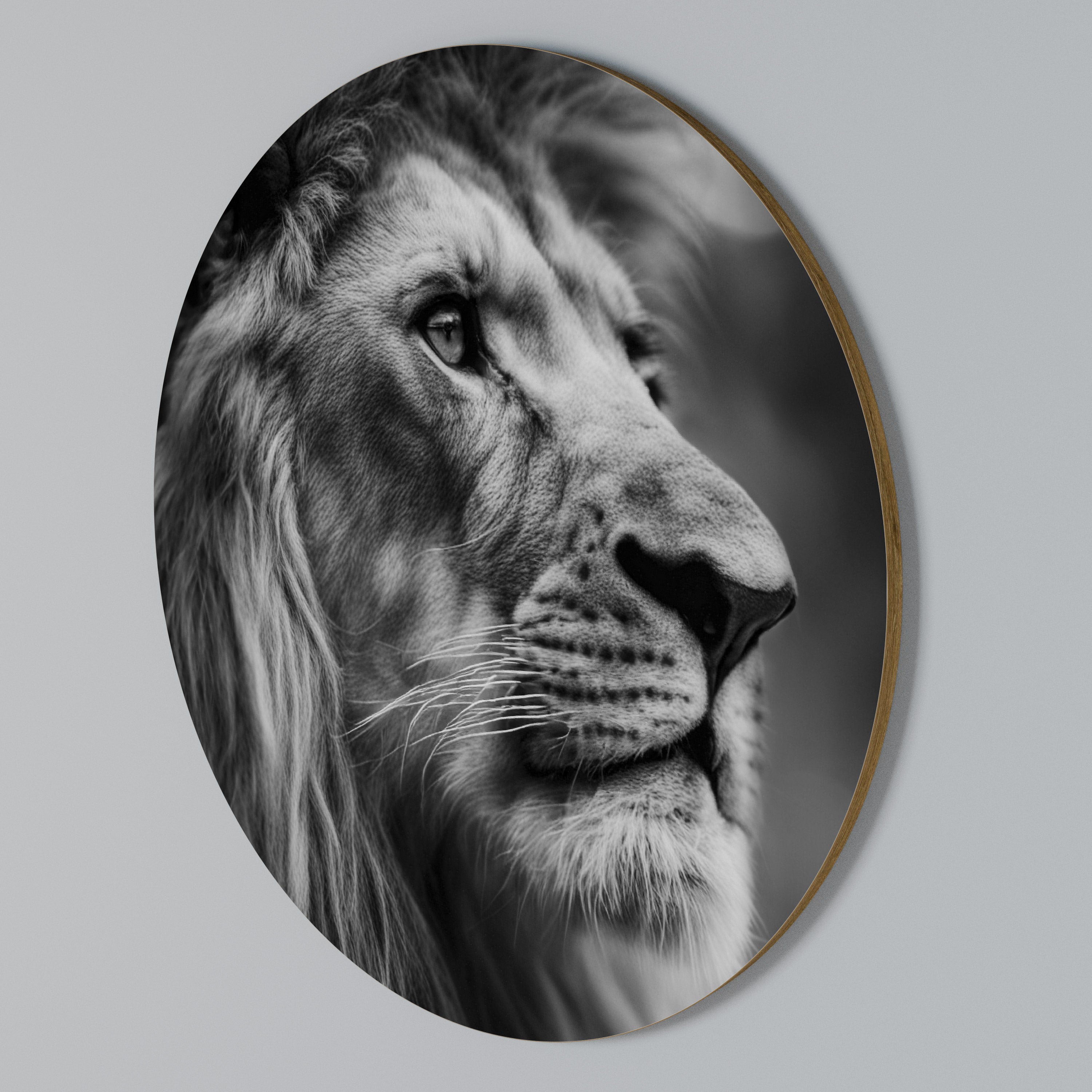 ROYAL REFLECTION Round Wall Art