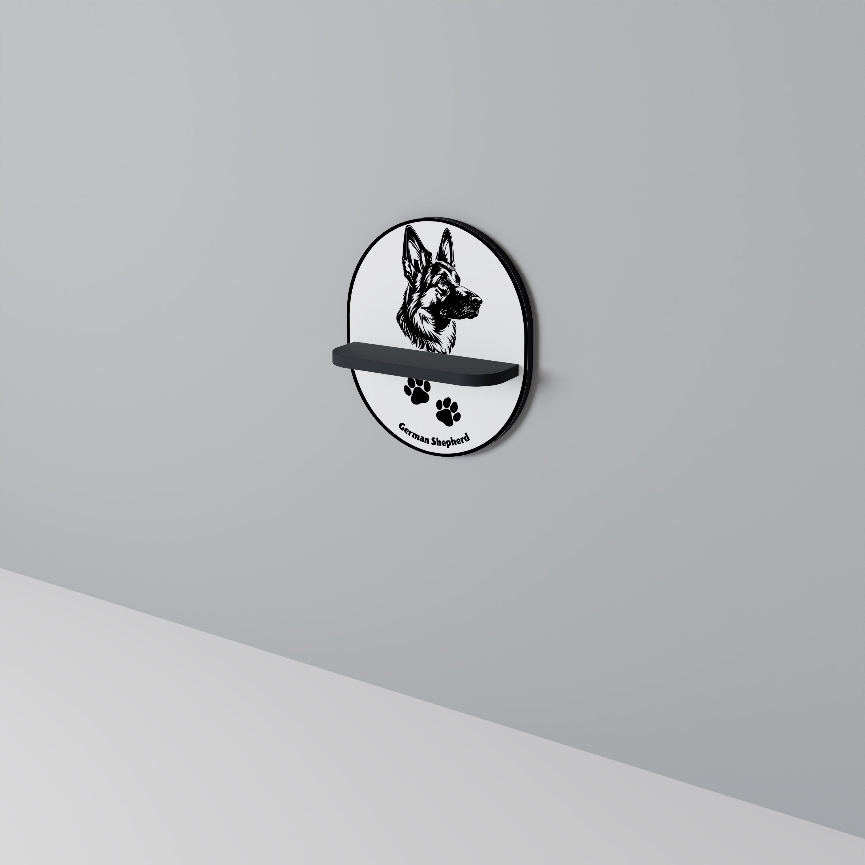 GERMAN SHEPARD Art Shelf