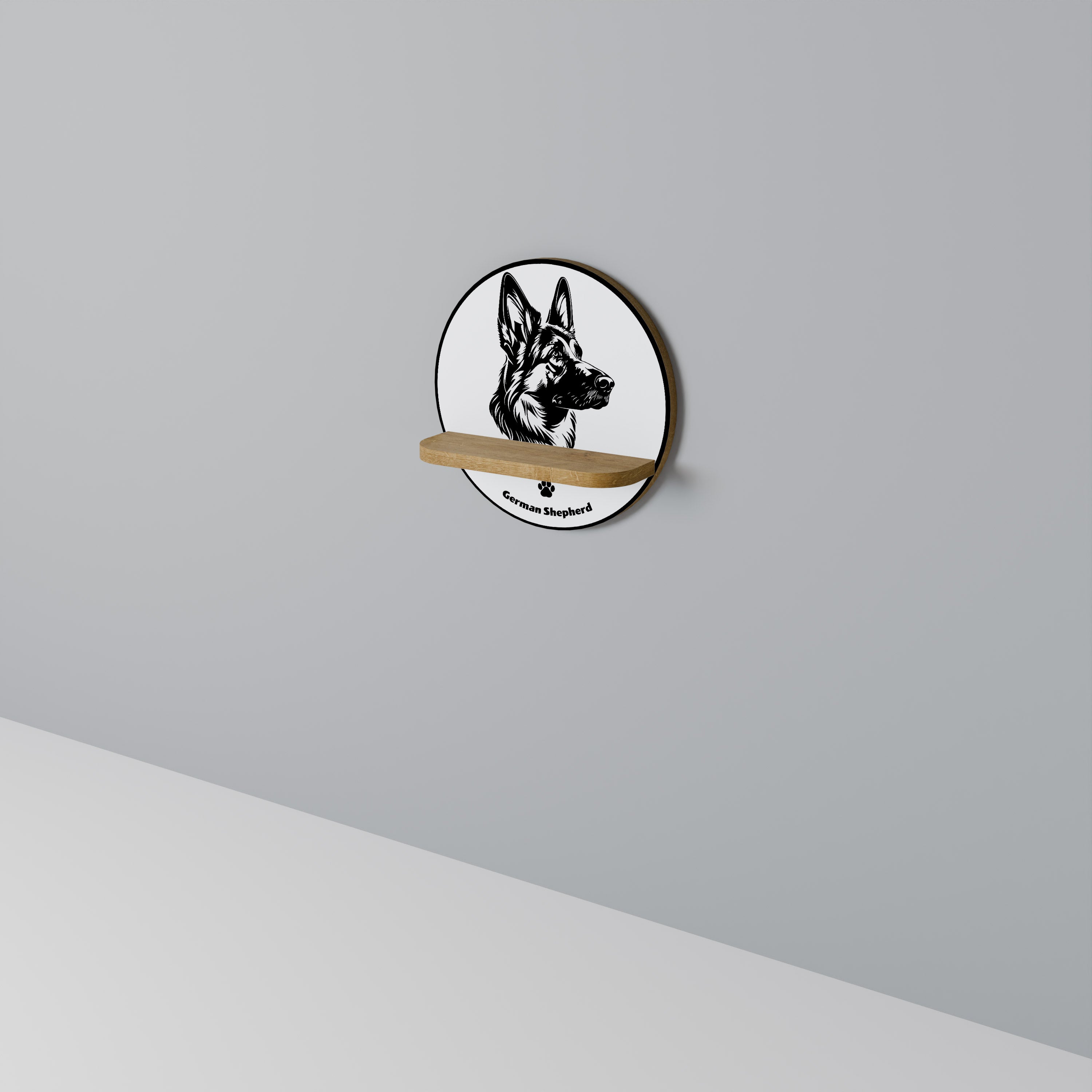 GERMAN SHEPARD Art Shelf