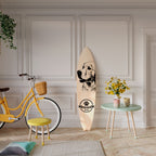 GOLDEN RETRIEVER Dekorativní panel ve tvaru surfu