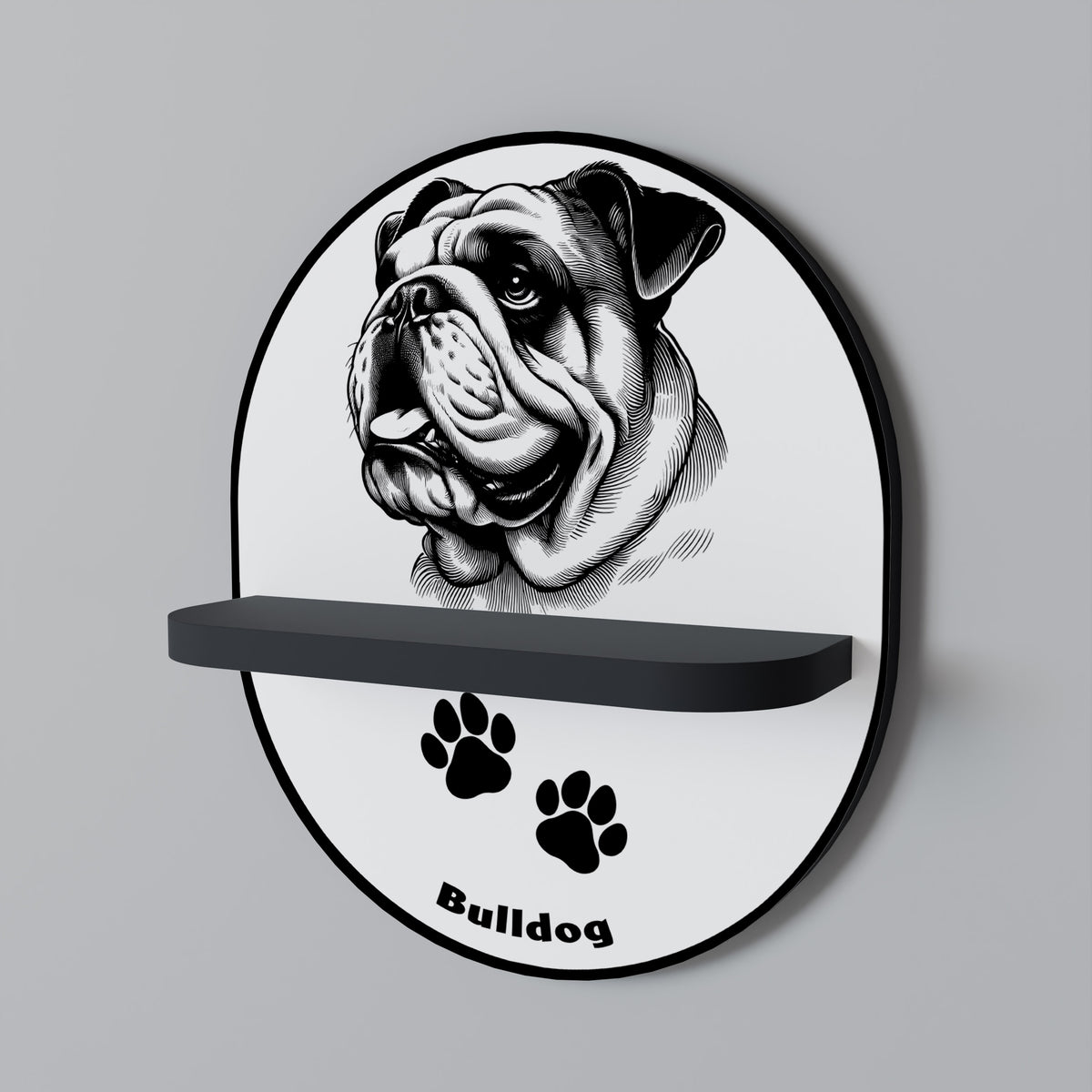 BULLDOG DOG Designová police