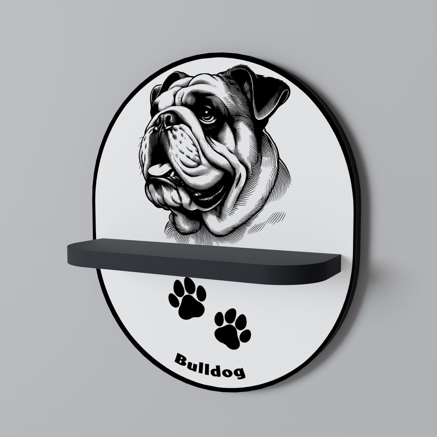 BULLDOG DOG Designová police